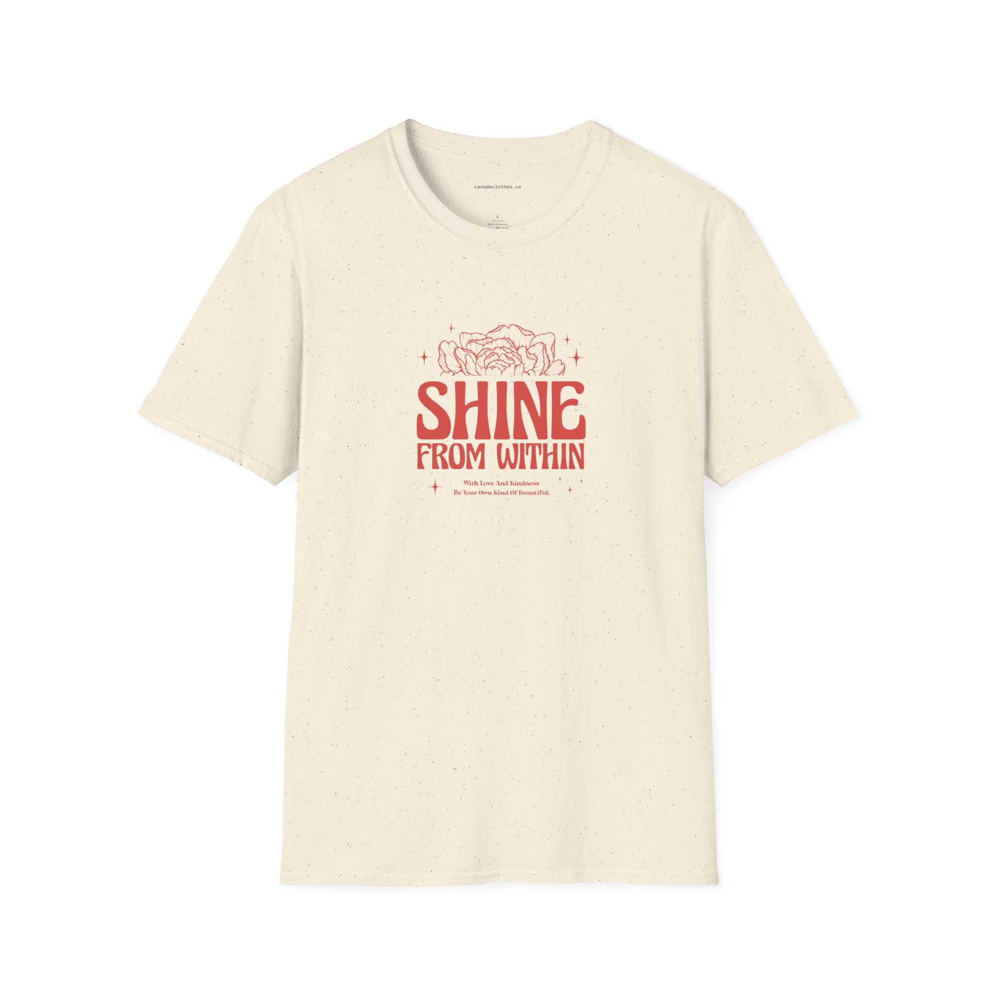 Shine From Within - Motivational Graphic T-Shirt - {{variant_option}} - T-Shirt - canadaclothes.ca