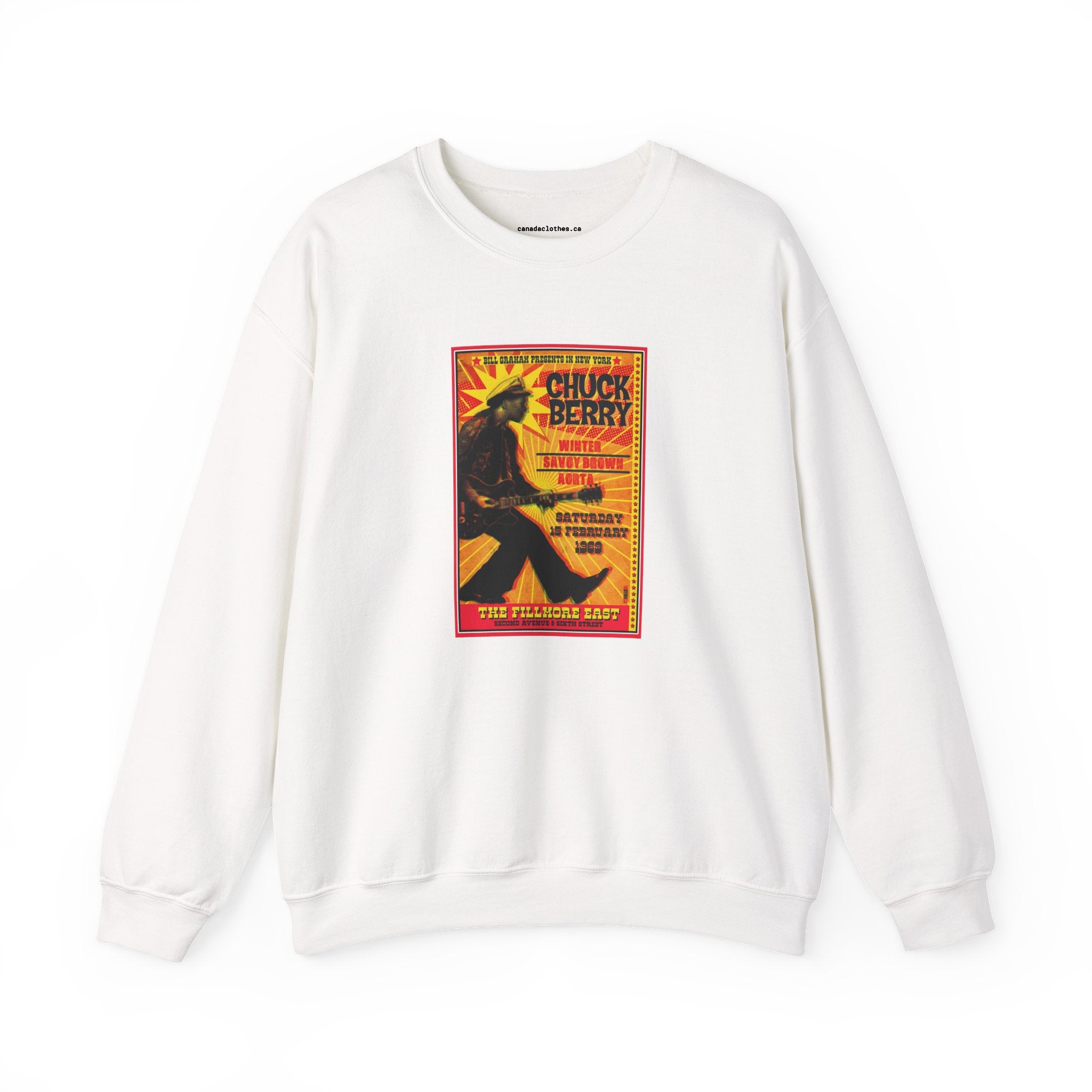 Chuck Berry - Vintage Graphic Sweatshirt - {{variant_option}} - Sweatshirt - canadaclothes.ca