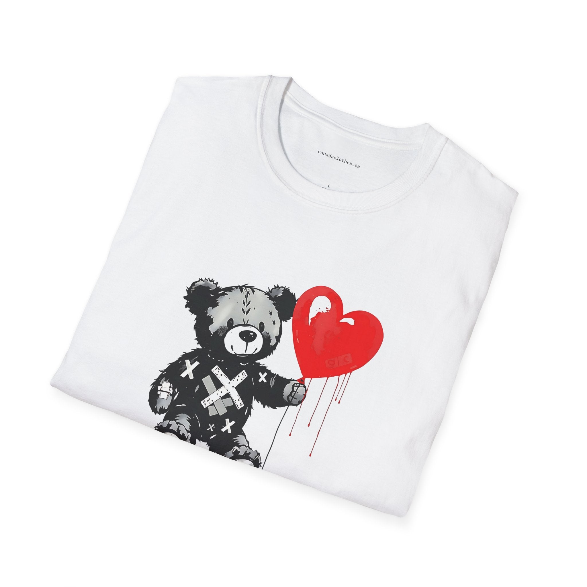 Hopeful Teddy - T-Shirt - {{variant_option}} - T-Shirt - canadaclothes.ca