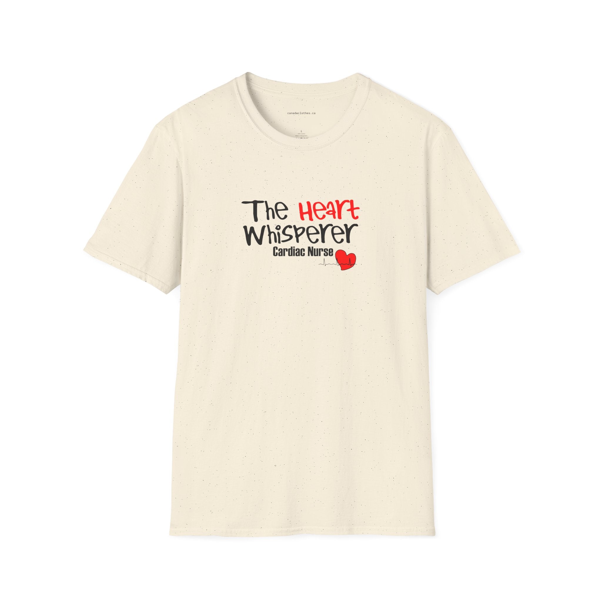 The Heart Whisperer - Funny Nurse Graphic T-Shirt - {{variant_option}} - T-Shirt - canadaclothes.ca