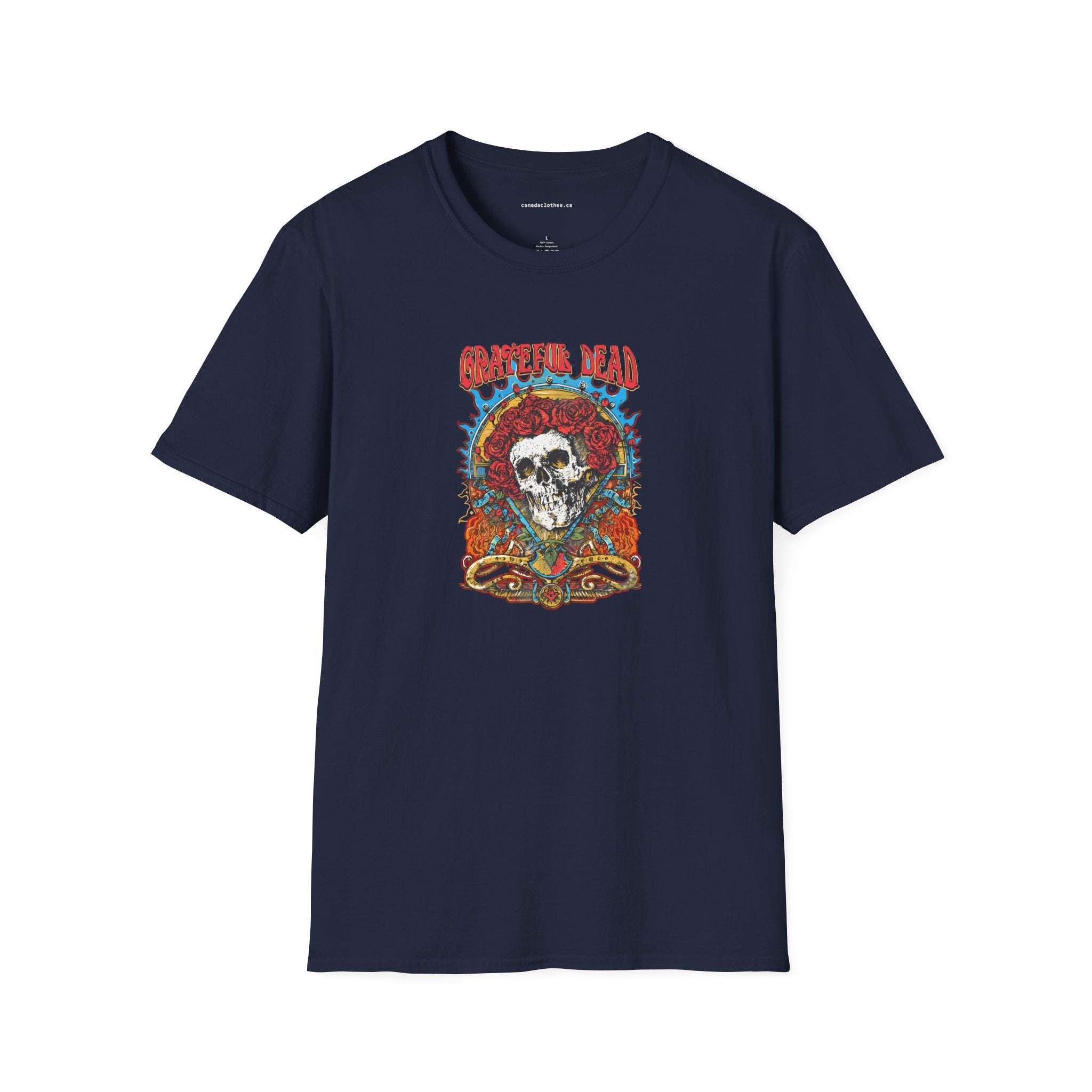 Grateful Dead Band Poster - Vintage Graphic T-Shirt - {{variant_option}} - T-Shirt - canadaclothes.ca