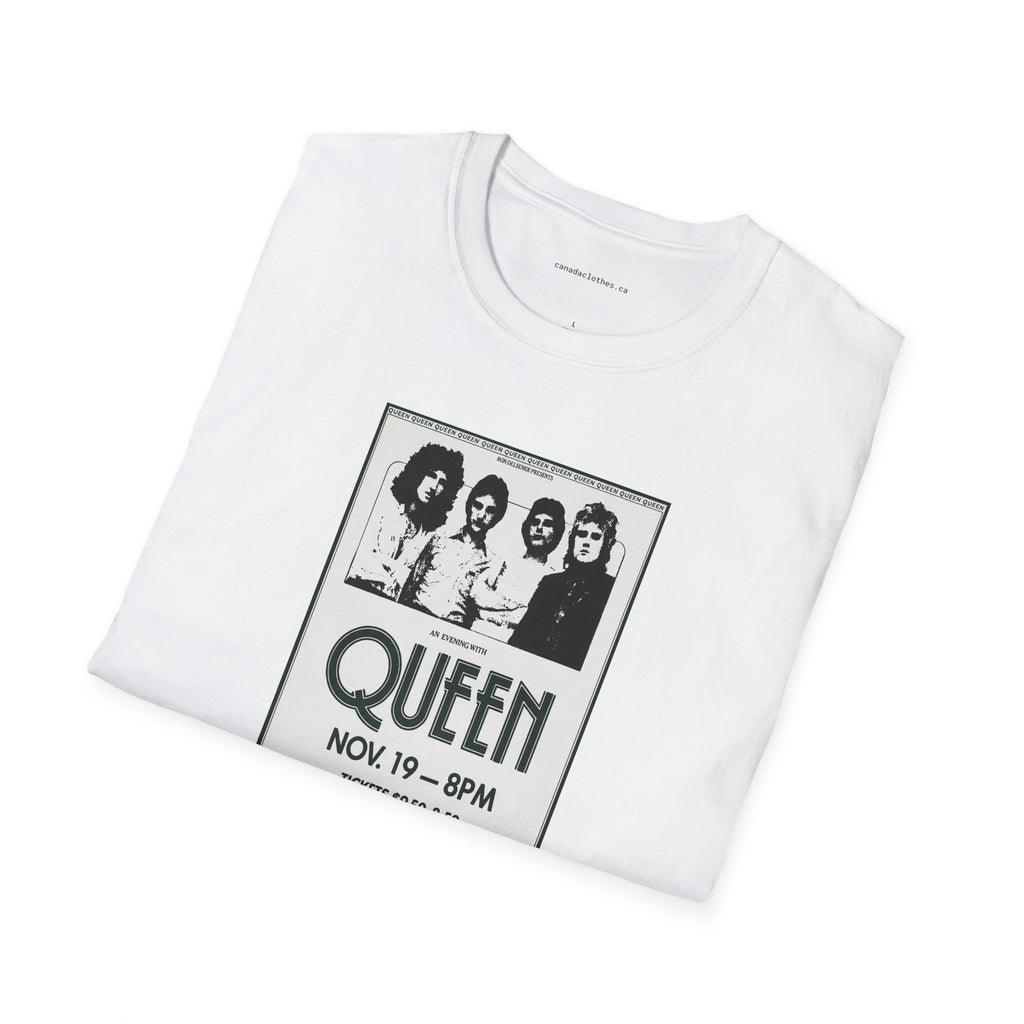 Queen Band Poster - Vintage Graphic T-Shirt - {{variant_option}} - T-Shirt - canadaclothes.ca