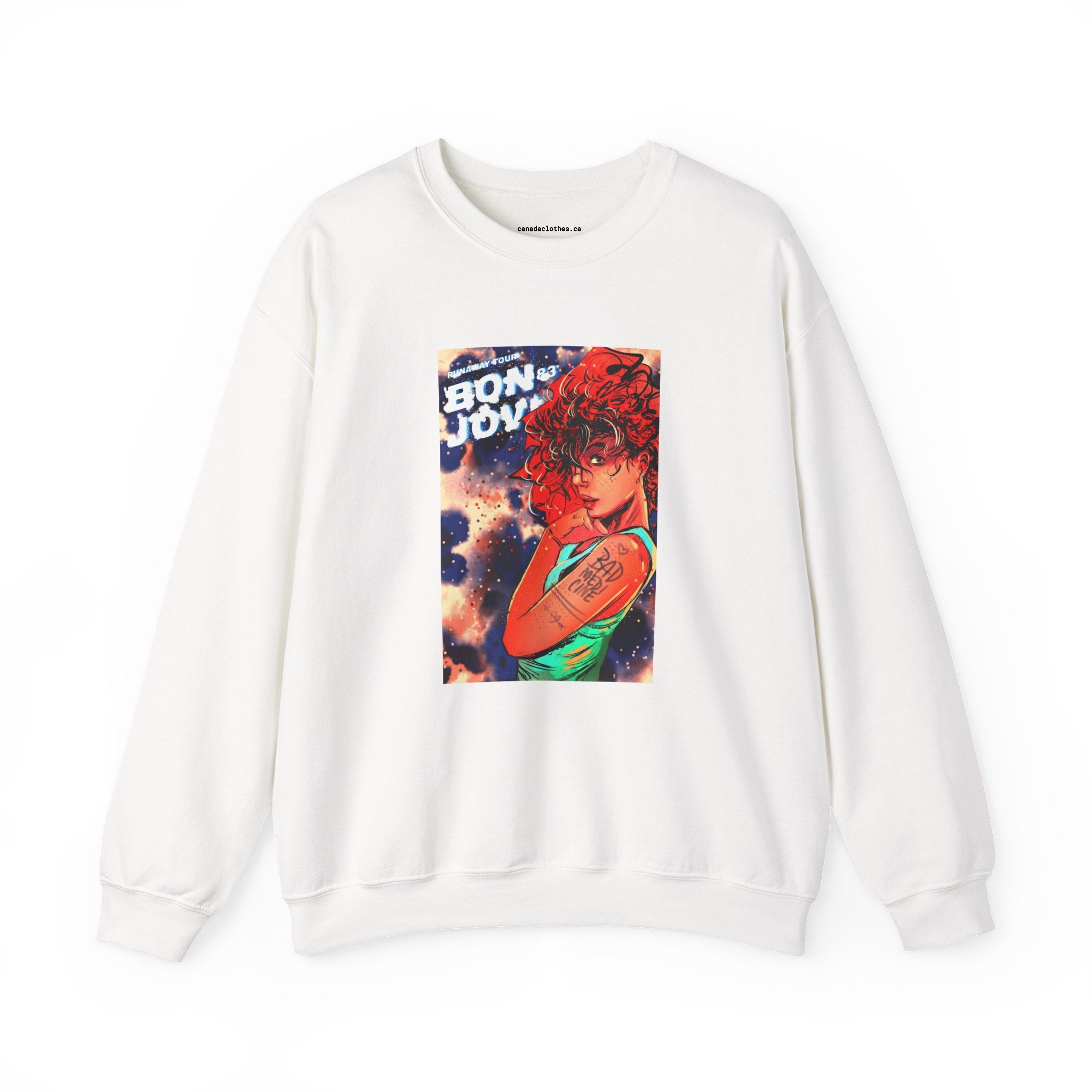Bon Jovi - Vintage Graphic Sweatshirt - {{variant_option}} - Sweatshirt - canadaclothes.ca