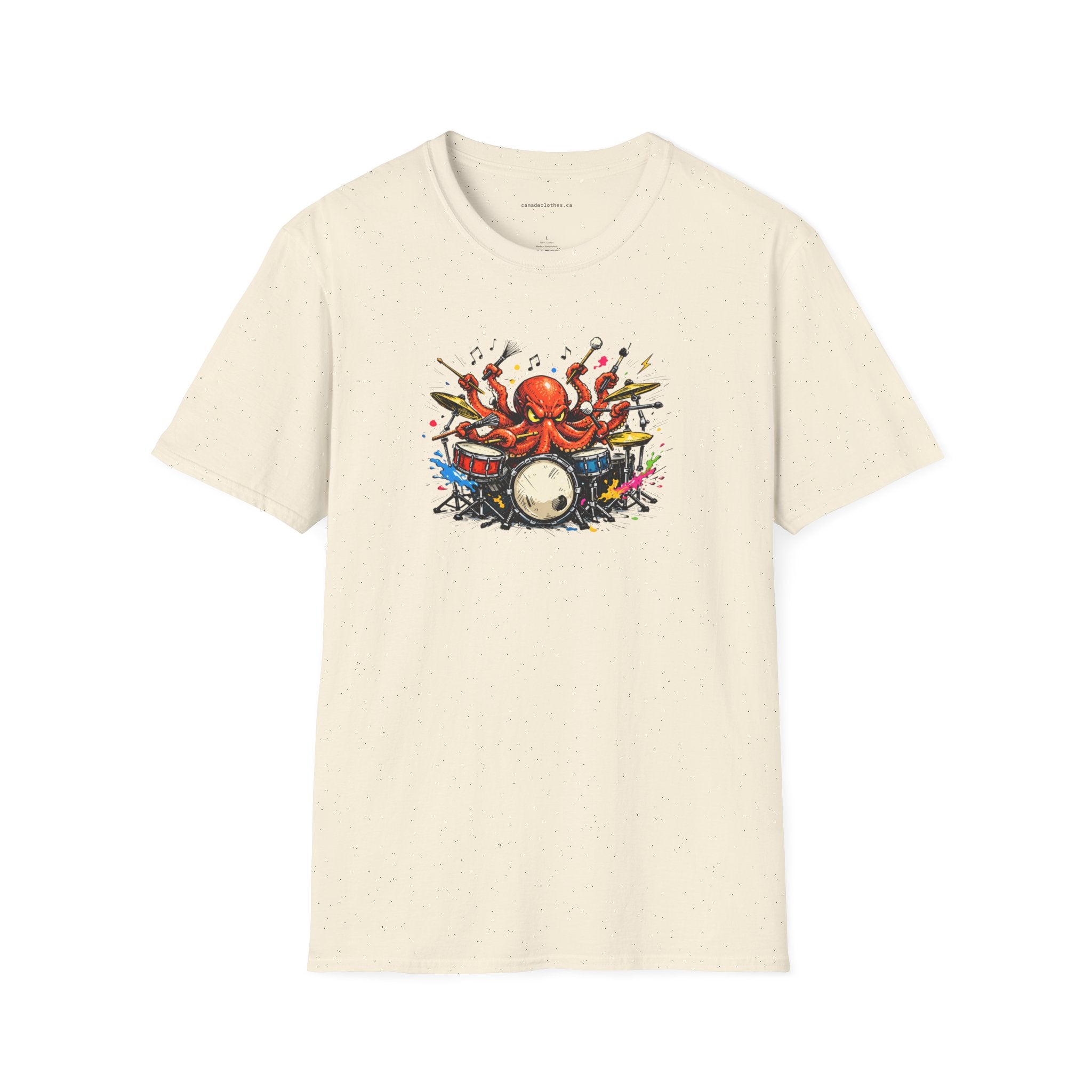 Octo-Drummer - T-Shirt - {{variant_option}} - T-Shirt - canadaclothes.ca