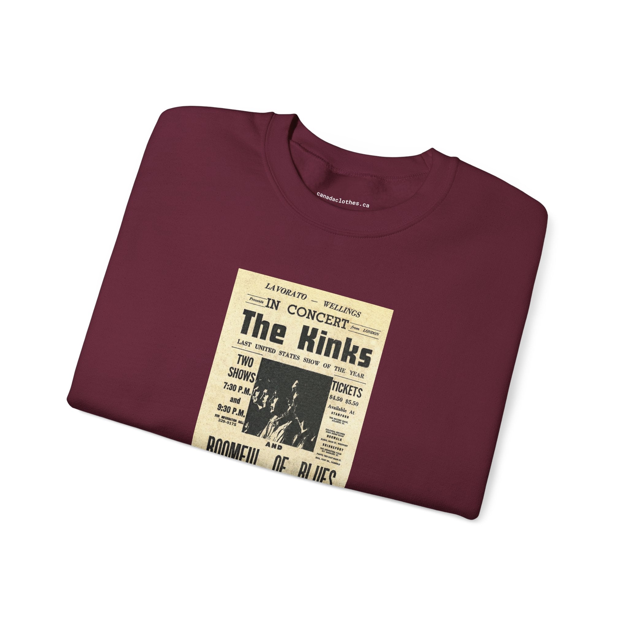 The Kinks - Vintage Graphic Sweatshirt - {{variant_option}} - Sweatshirt - canadaclothes.ca