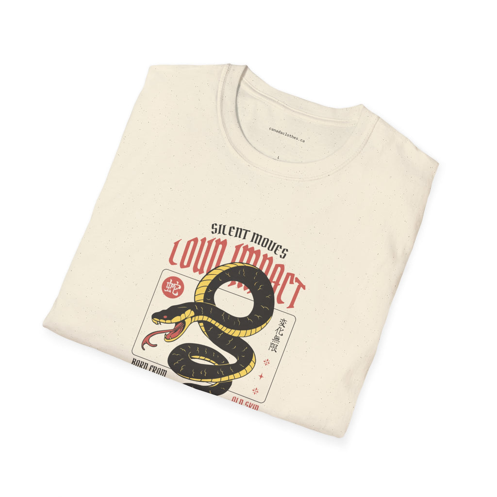 Loud Impact Snake - Vintage Graphic T-Shirt - {{variant_option}} - T-Shirt - canadaclothes.ca