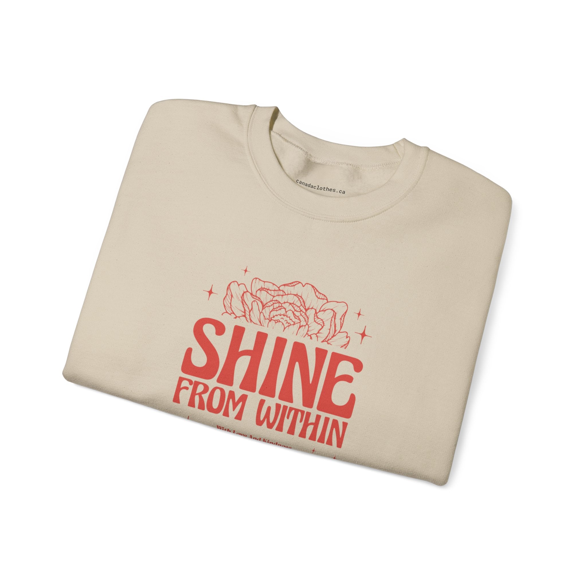 Shine From Within - Vintage Graphic Sweatshirt - {{variant_option}} - Sweatshirt - canadaclothes.ca