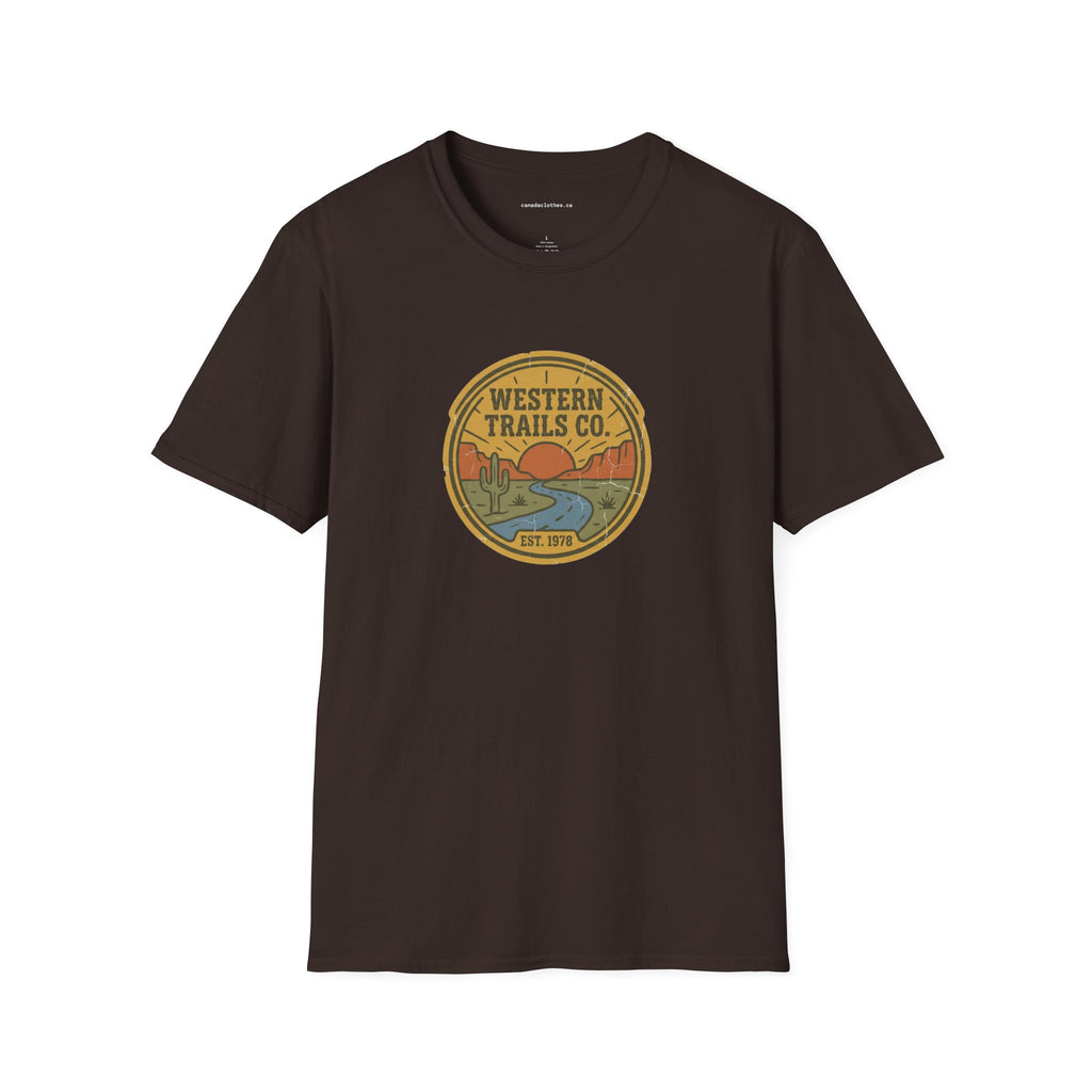 Western Trails - Vintage Graphic T-Shirt - {{variant_option}} - T-Shirt - canadaclothes.ca
