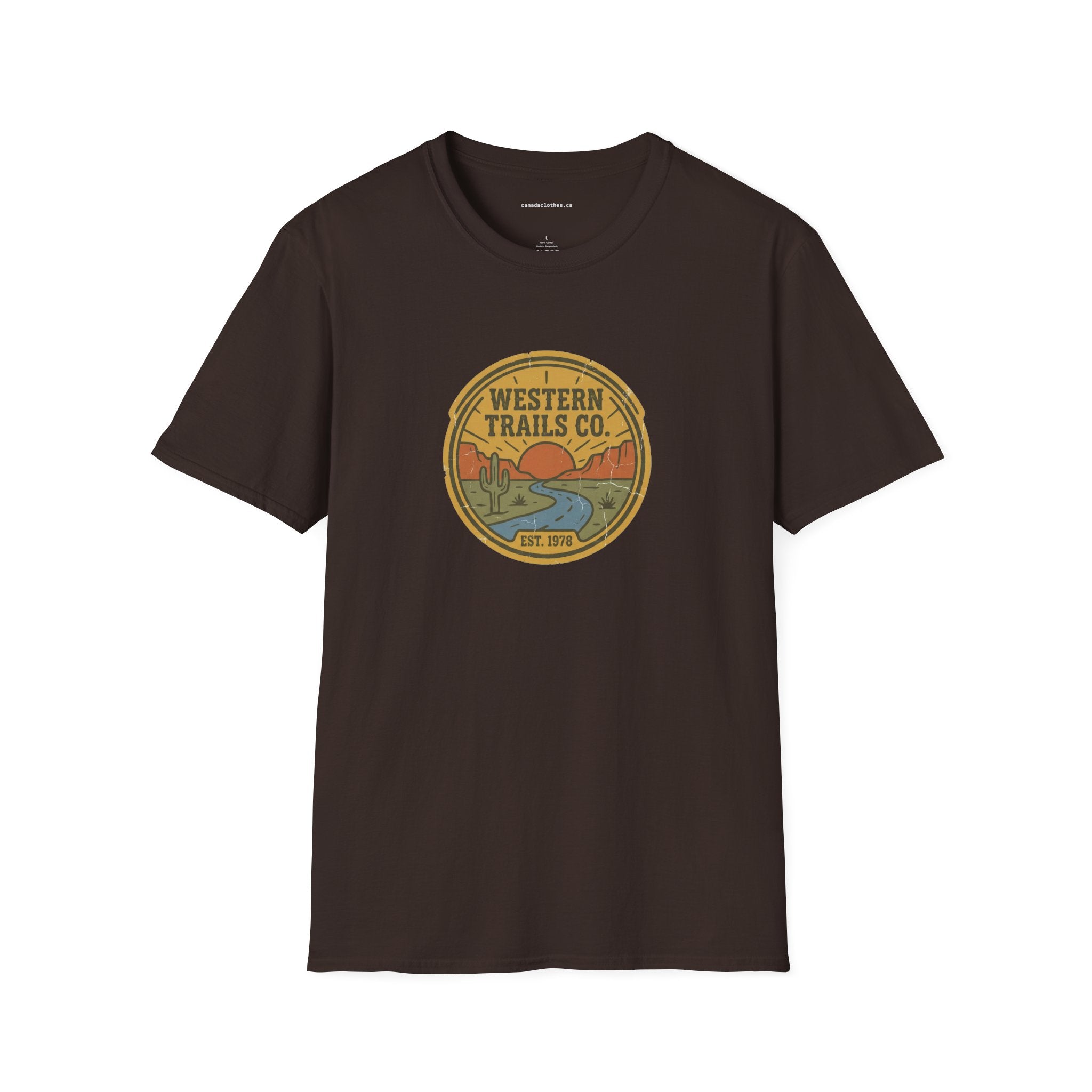 Western Trails - Vintage Graphic T-Shirt - {{variant_option}} - T-Shirt - canadaclothes.ca