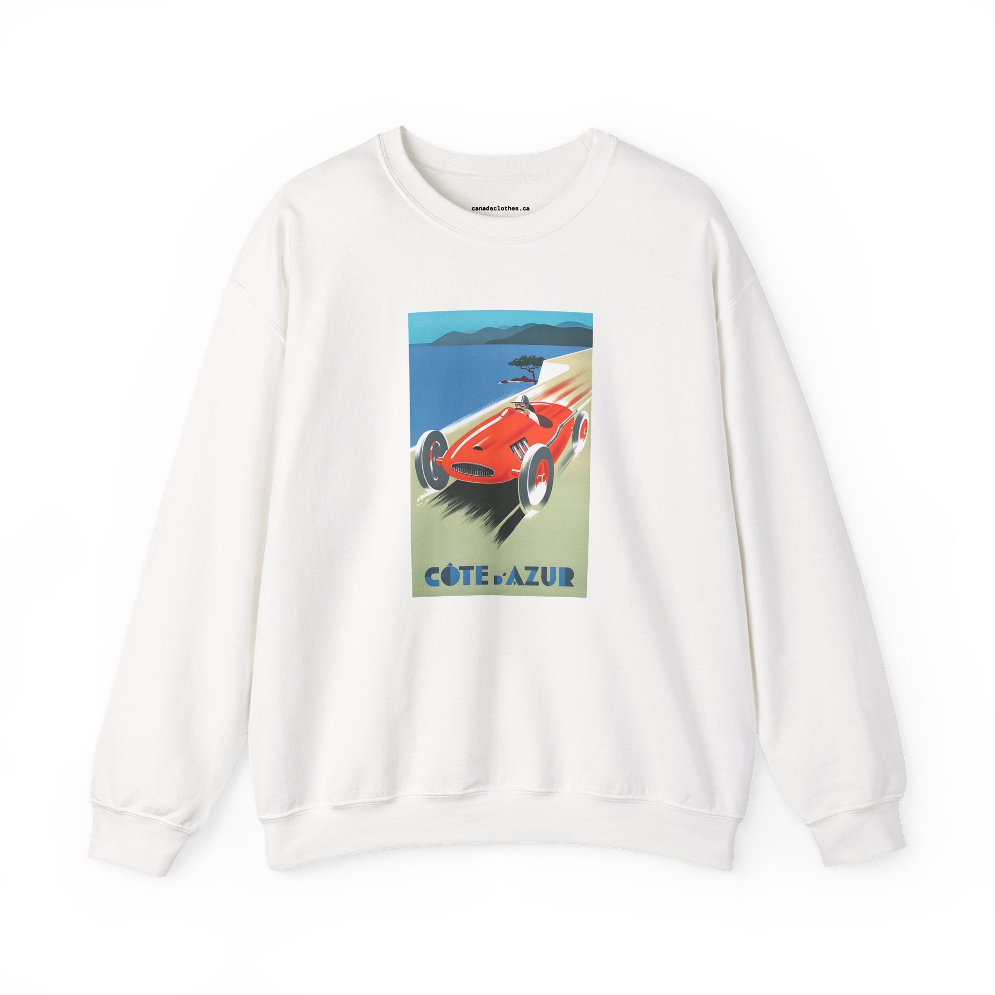 Côte d'Azur Travel Poster - Vintage Graphic Sweatshirt - {{variant_option}} - Sweatshirt - canadaclothes.ca
