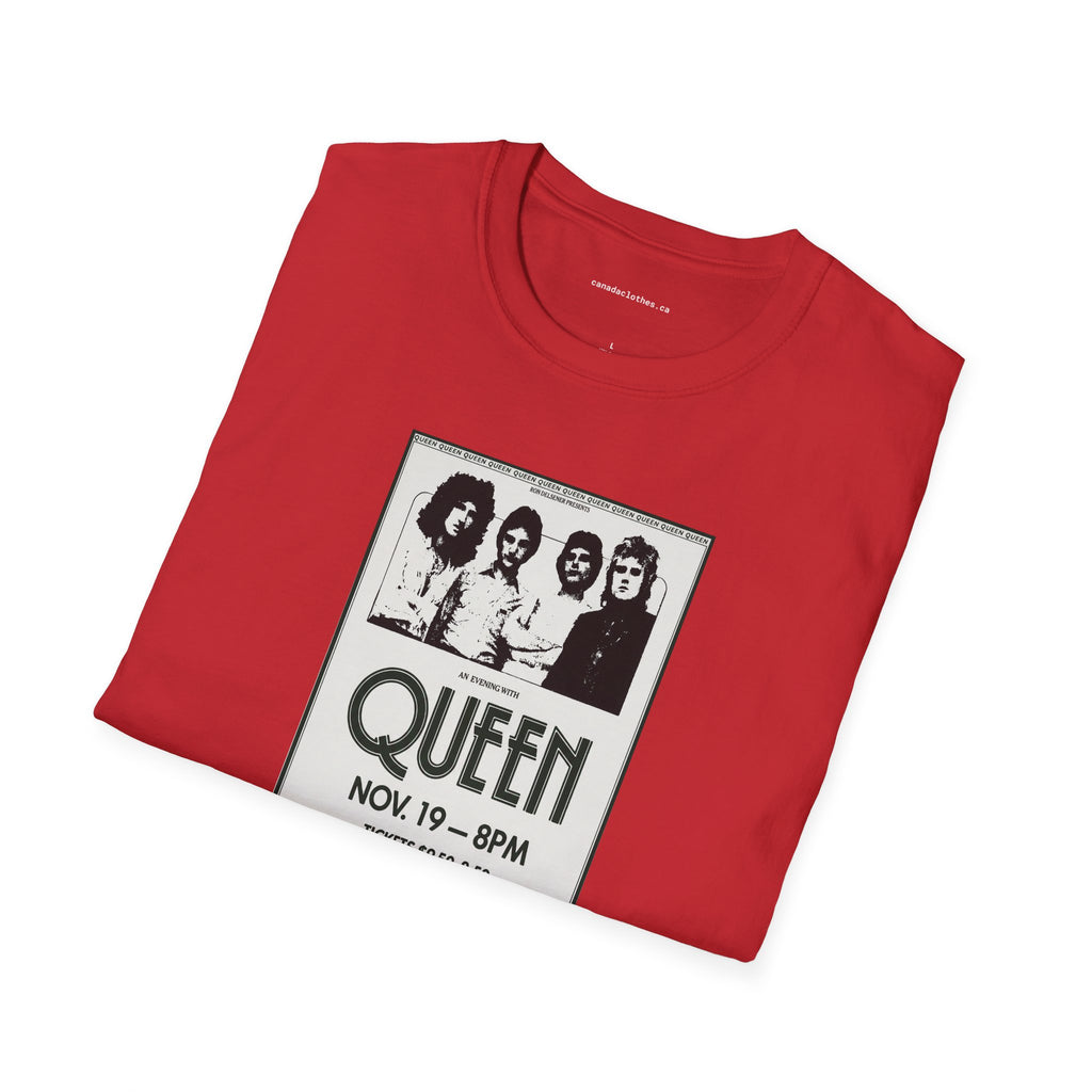 Queen Band Poster - Vintage Graphic T-Shirt - {{variant_option}} - T-Shirt - canadaclothes.ca