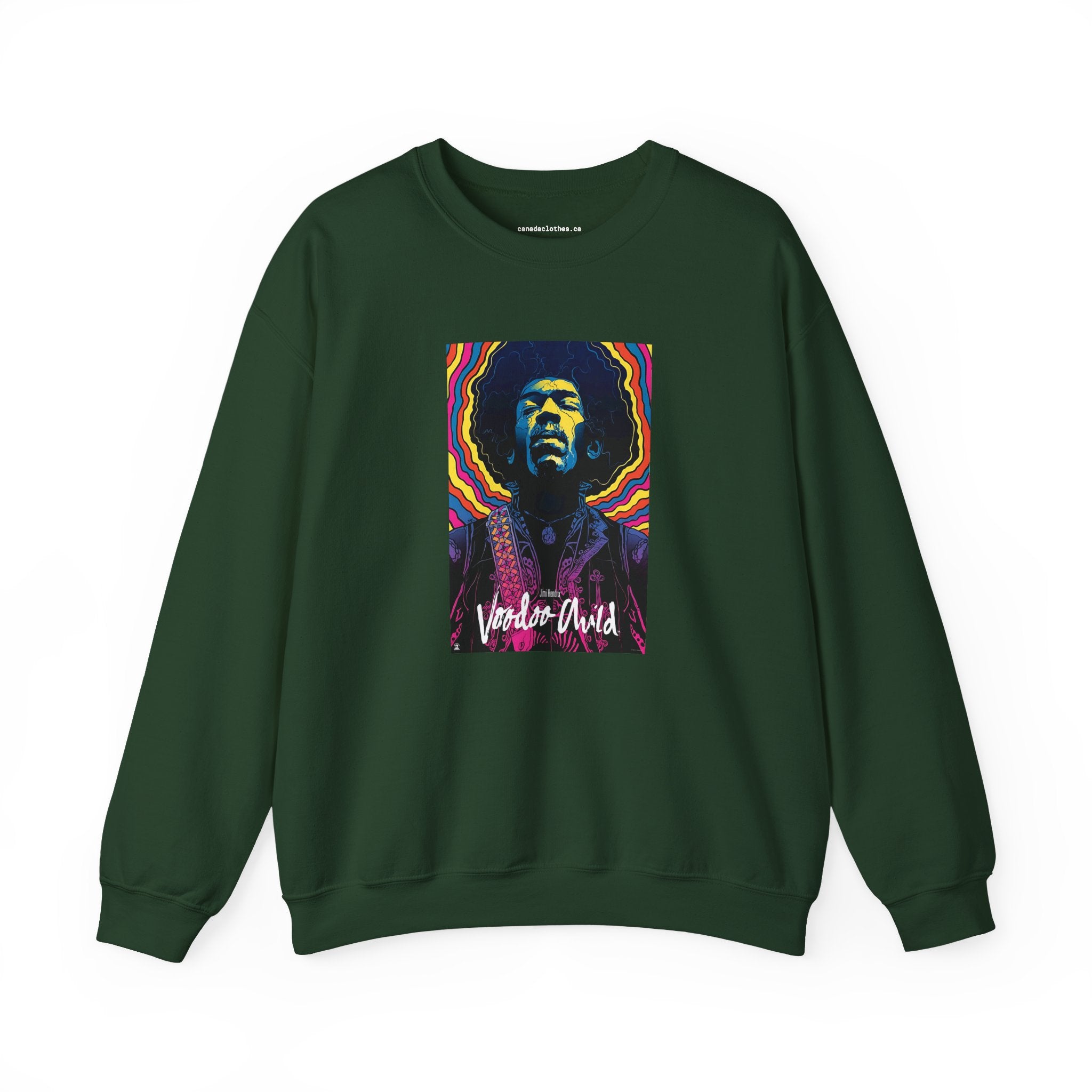 Jimi Hendrix Voodoo Child - Vintage Graphic Sweatshirt - {{variant_option}} - Sweatshirt - canadaclothes.ca
