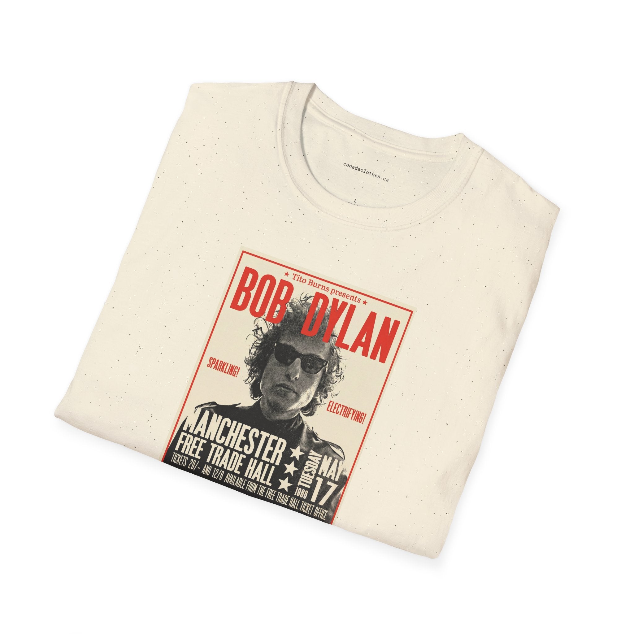 Bob Dylan Band Poster - Vintage Graphic T-Shirt - {{variant_option}} - T-Shirt - canadaclothes.ca