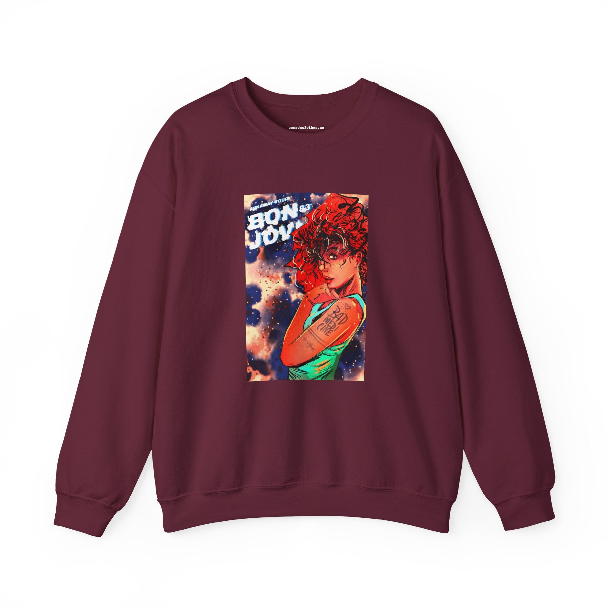 Bon Jovi - Vintage Graphic Sweatshirt - {{variant_option}} - Sweatshirt - canadaclothes.ca