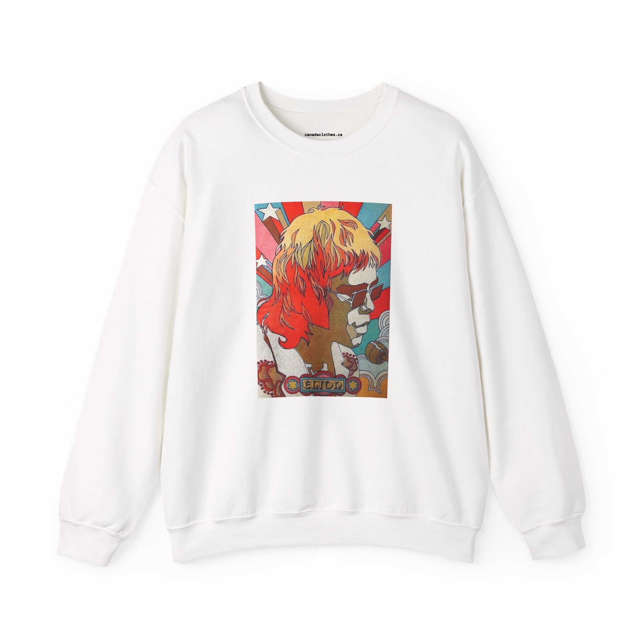 Elton John - Vintage Graphic Sweatshirt - {{variant_option}} - Sweatshirt - canadaclothes.ca