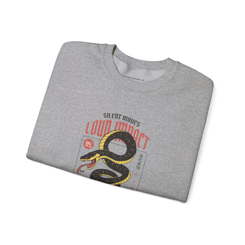 Loud Impact Snake - Vintage Graphic Sweatshirt - {{variant_option}} - Sweatshirt - canadaclothes.ca
