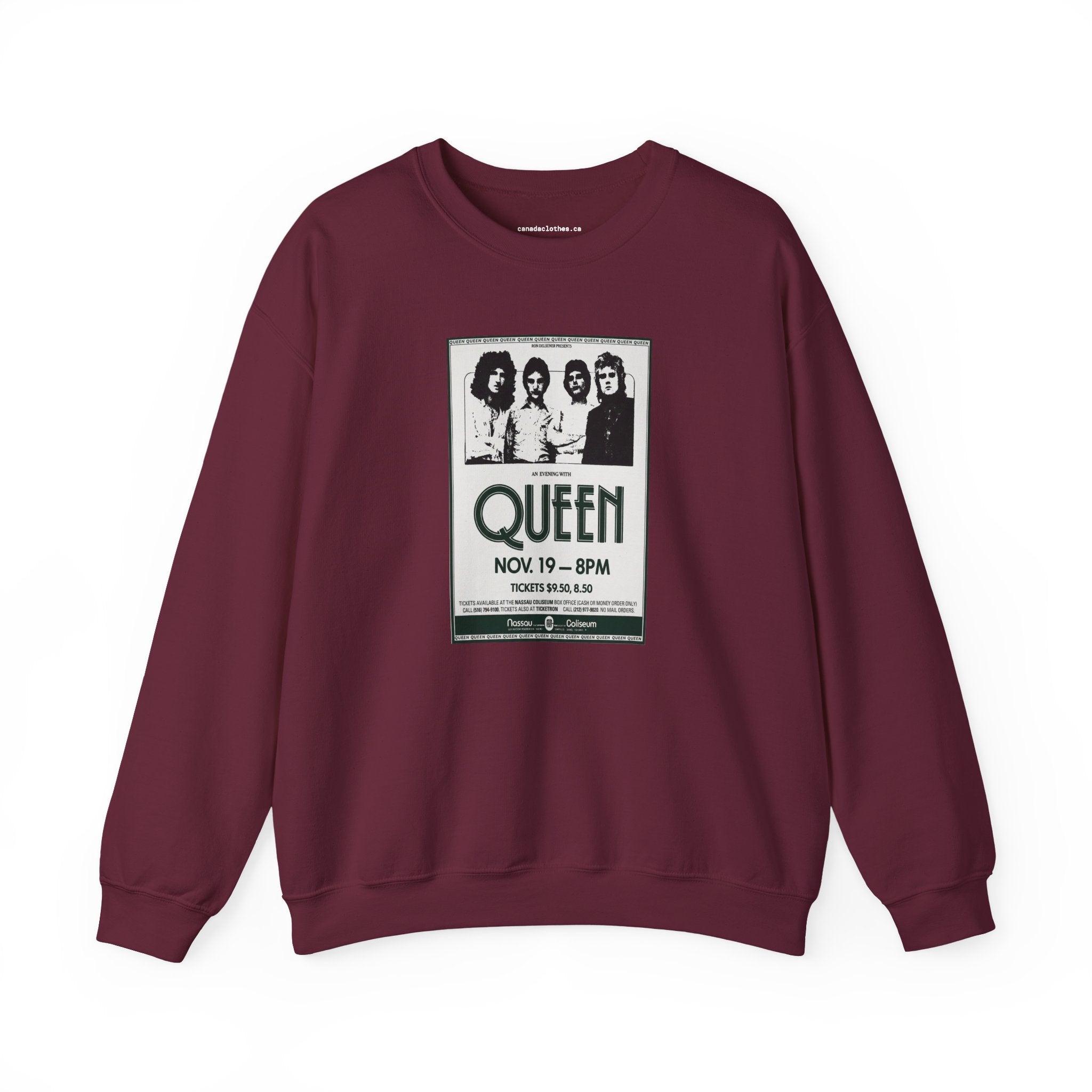 Queen - Vintage Graphic Sweatshirt - {{variant_option}} - Sweatshirt - canadaclothes.ca