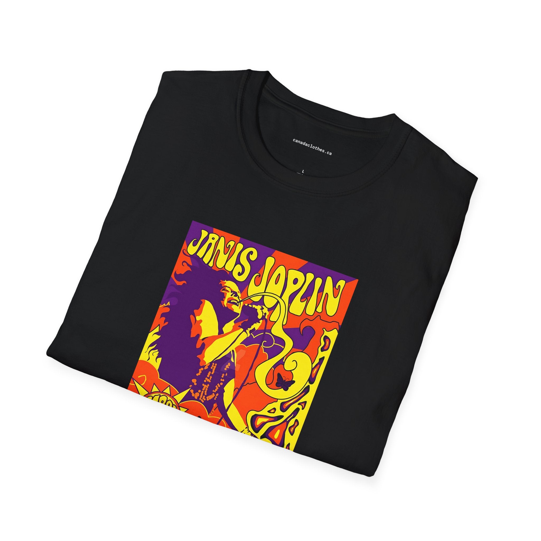 Janis Joplin Band Poster - Vintage Graphic T-Shirt - {{variant_option}} - T-Shirt - canadaclothes.ca