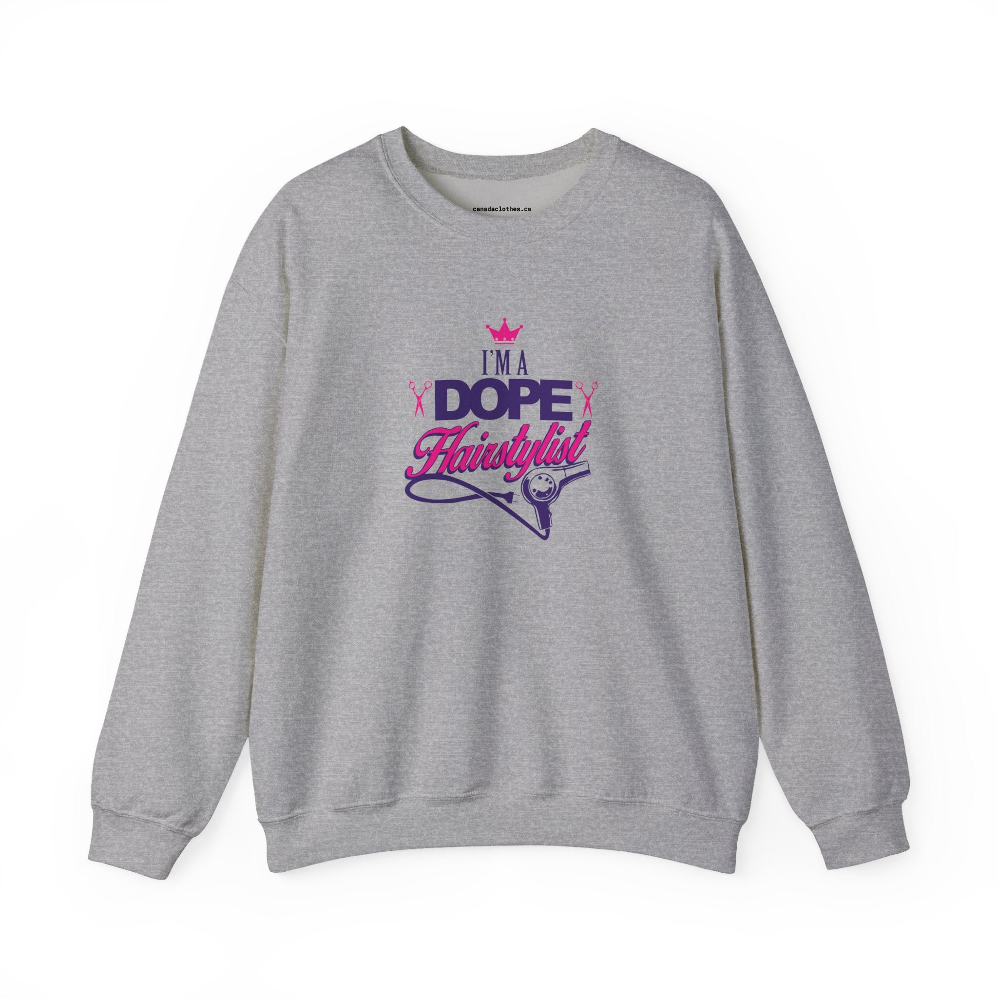 I'm A Dope Hairstylist - Vintage Graphic Sweatshirt - {{variant_option}} - Sweatshirt - canadaclothes.ca