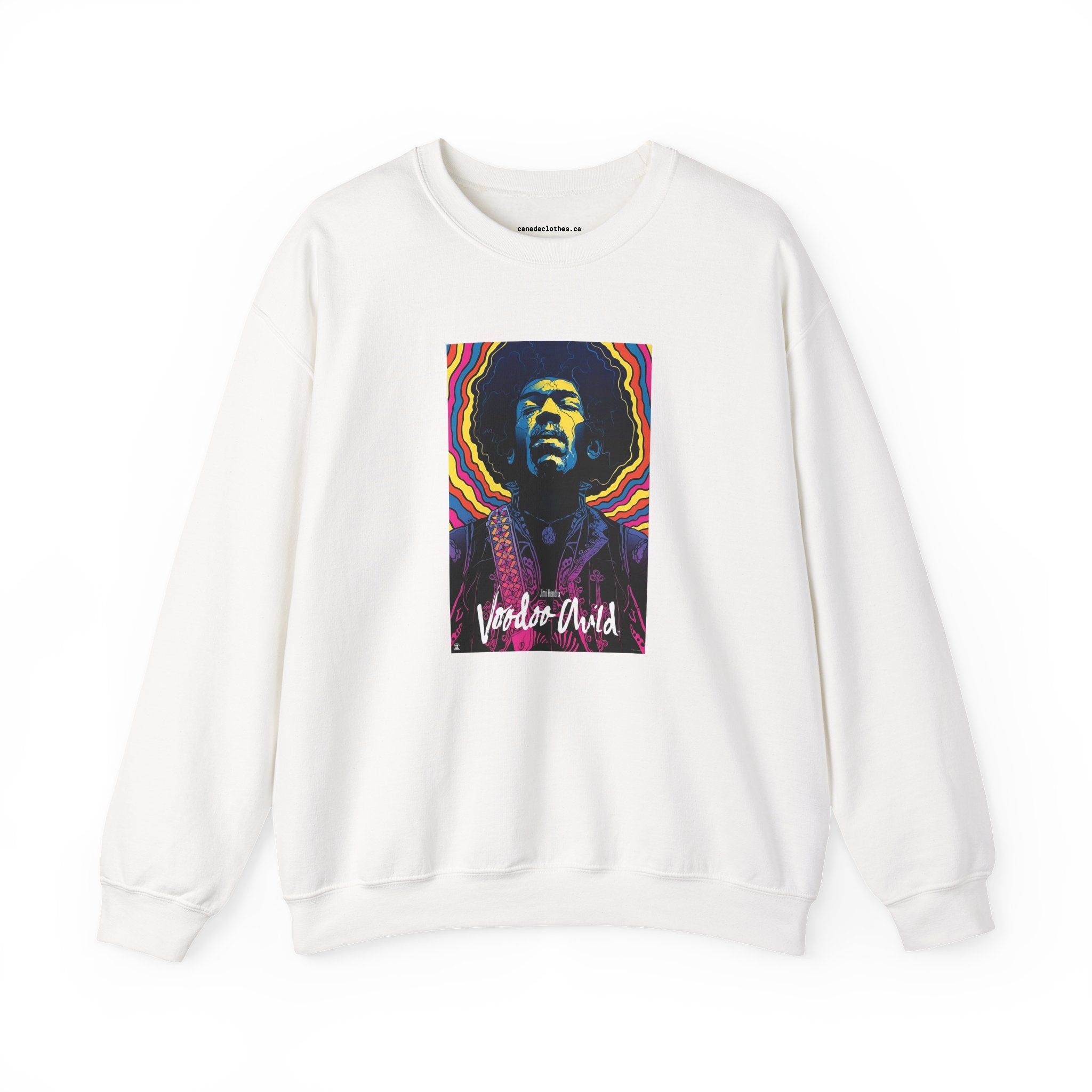 Jimi Hendrix Voodoo Child - Vintage Graphic Sweatshirt - {{variant_option}} - Sweatshirt - canadaclothes.ca