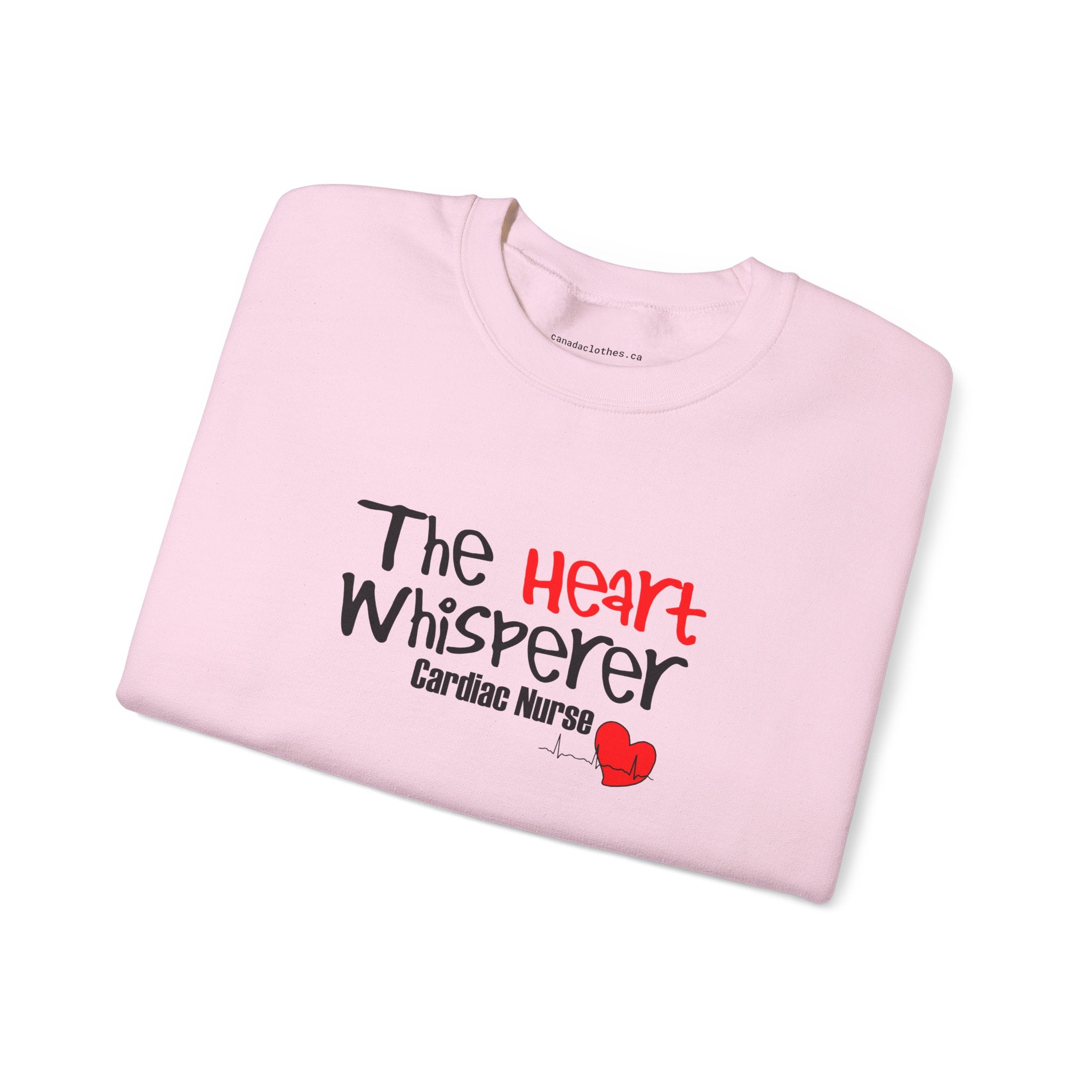 The Heart Whisperer - Funny Nurse Graphic Sweatshirt - {{variant_option}} - Sweatshirt - canadaclothes.ca