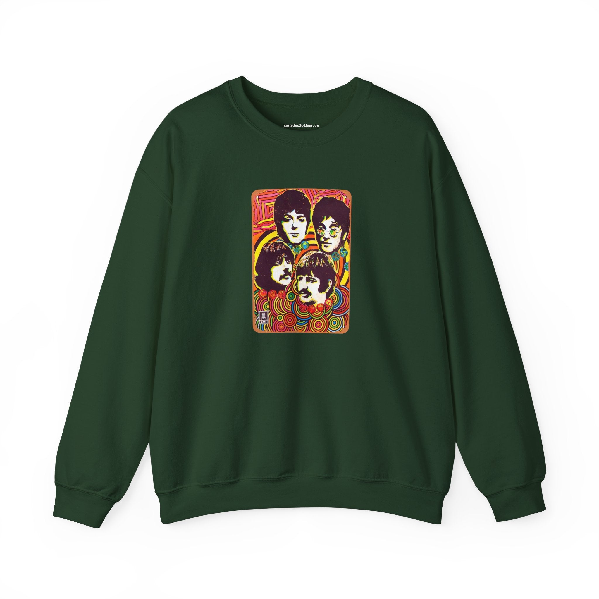 The Beatles Band Poster - Vintage Graphic Sweatshirt - {{variant_option}} - Sweatshirt - canadaclothes.ca