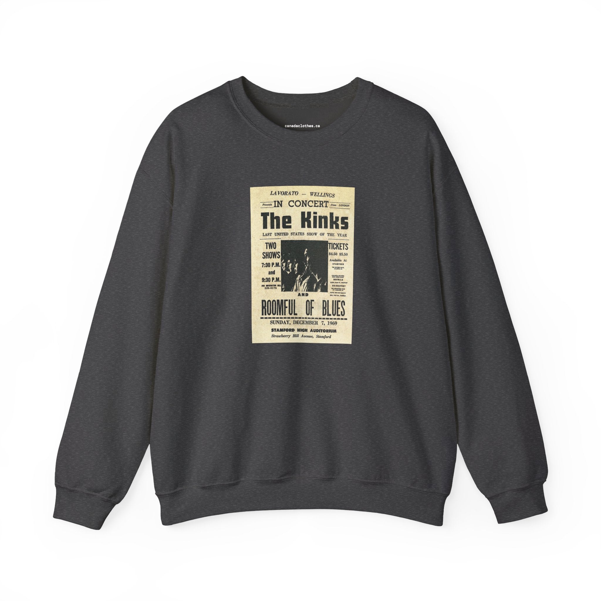 The Kinks - Vintage Graphic Sweatshirt - {{variant_option}} - Sweatshirt - canadaclothes.ca
