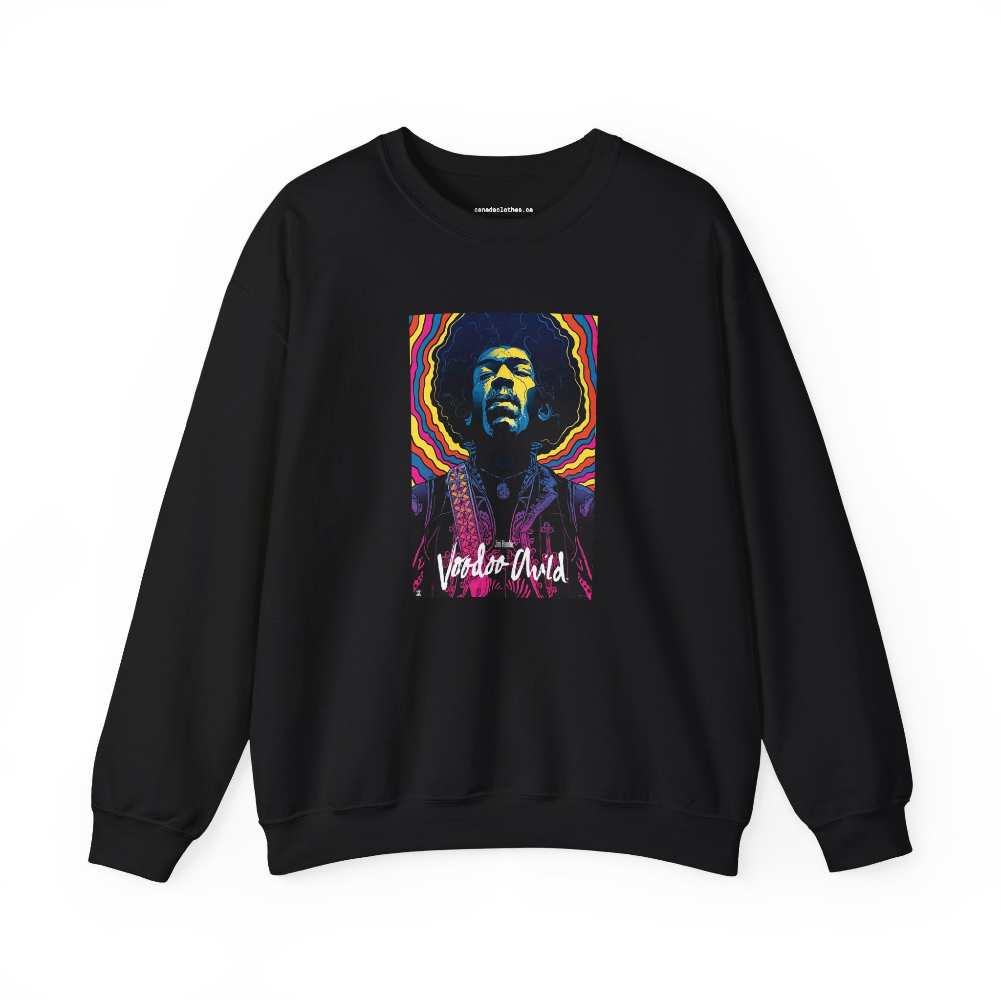 Jimi Hendrix Voodoo Child - Vintage Graphic Sweatshirt - {{variant_option}} - Sweatshirt - canadaclothes.ca