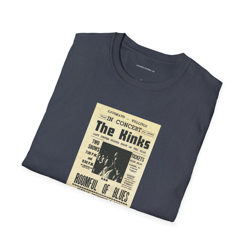 The Kinks Band Poster - Vintage Graphic T-Shirt - {{variant_option}} - T-Shirt - canadaclothes.ca