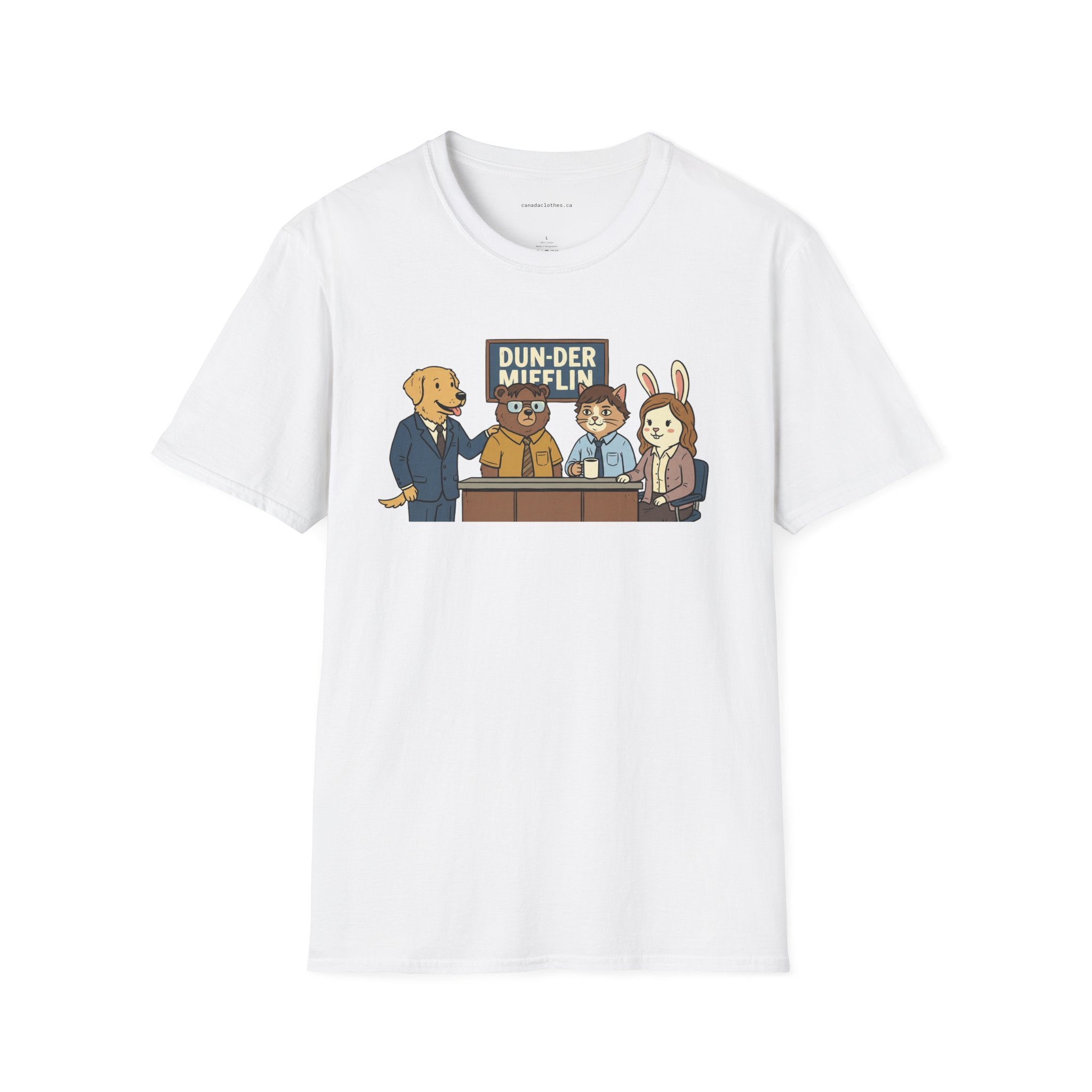 Dun-der Mifflin Parody - Funny Graphic T-Shirt - {{variant_option}} - T-Shirt - canadaclothes.ca
