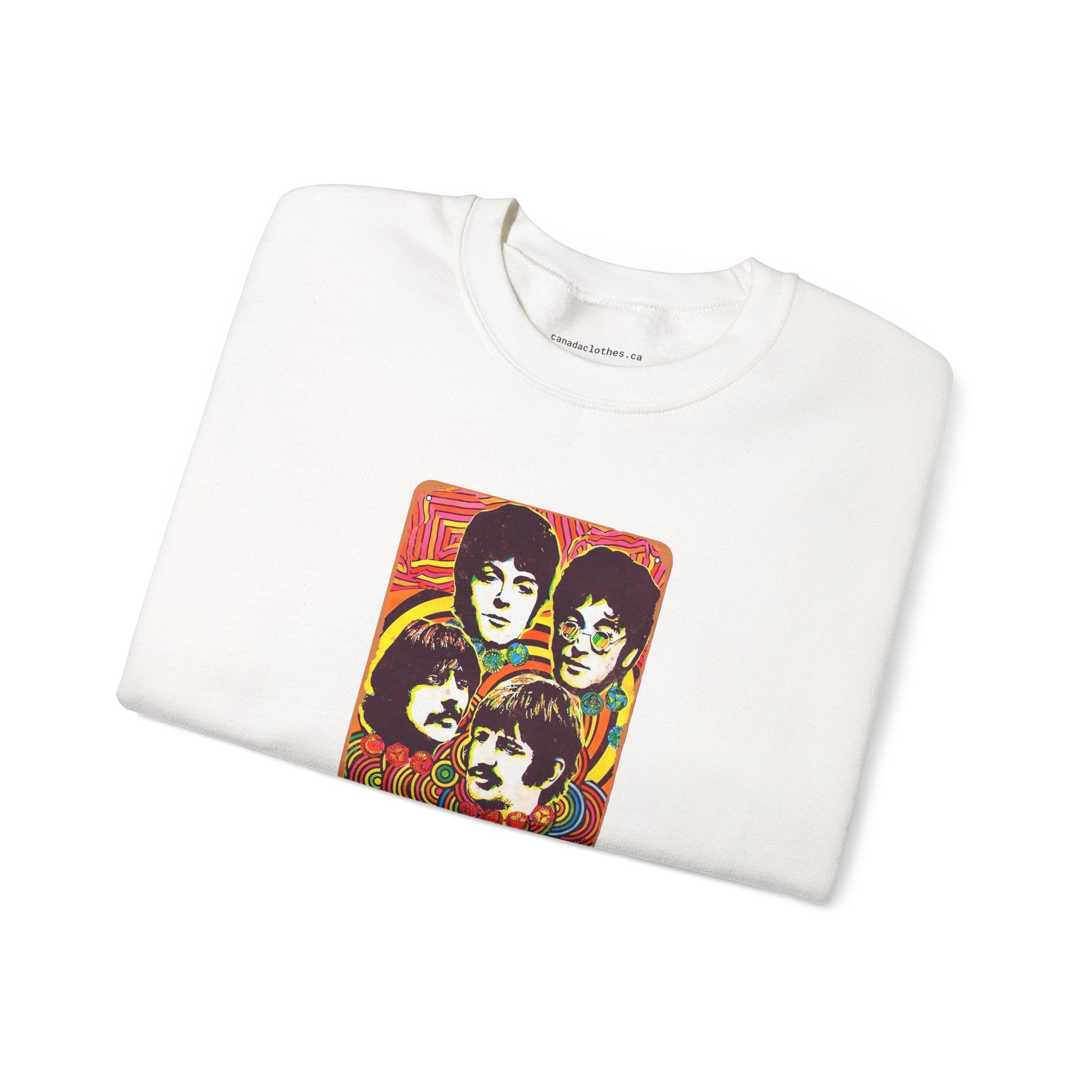 The Beatles Band Poster - Vintage Graphic Sweatshirt - {{variant_option}} - Sweatshirt - canadaclothes.ca