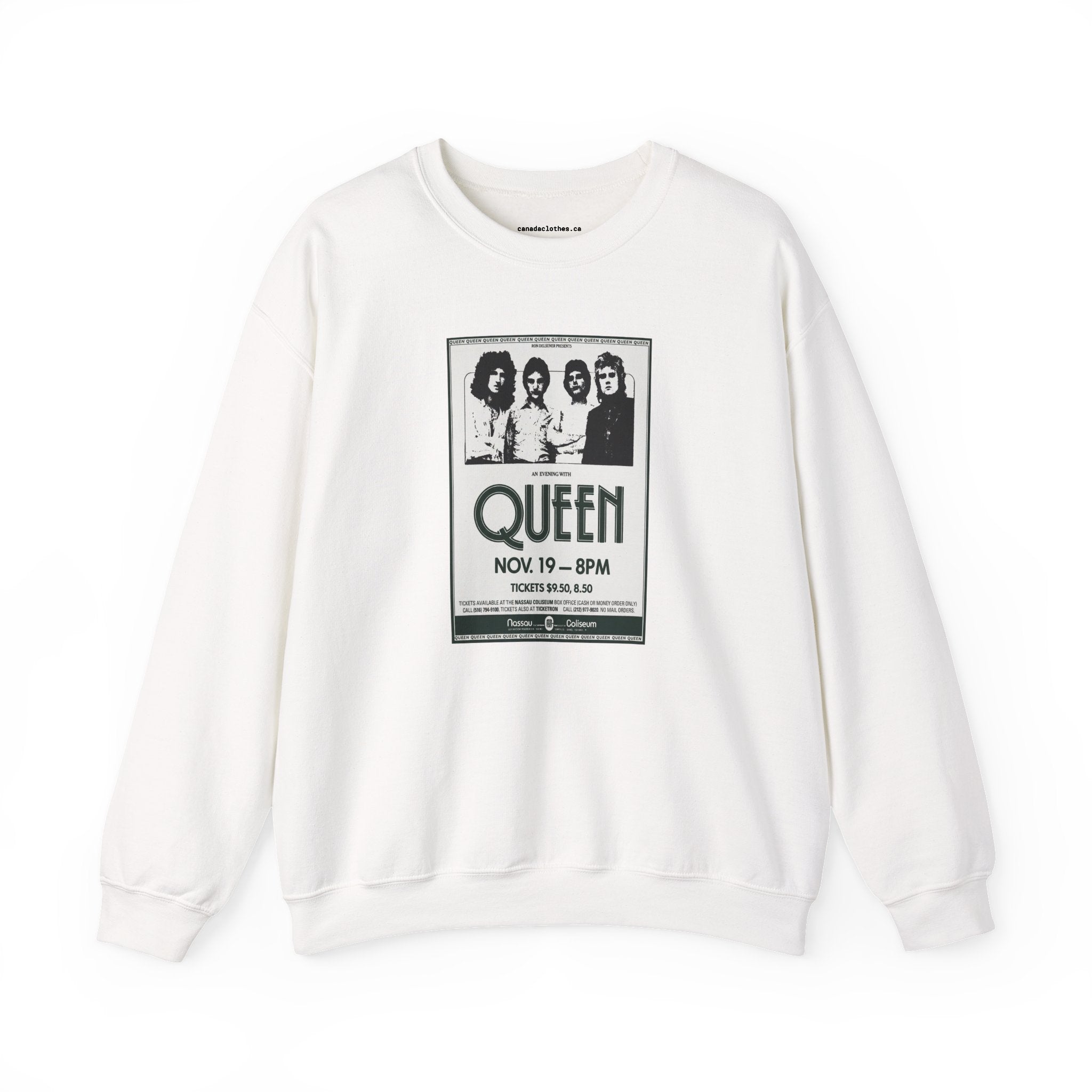 Queen - Vintage Graphic Sweatshirt - {{variant_option}} - Sweatshirt - canadaclothes.ca