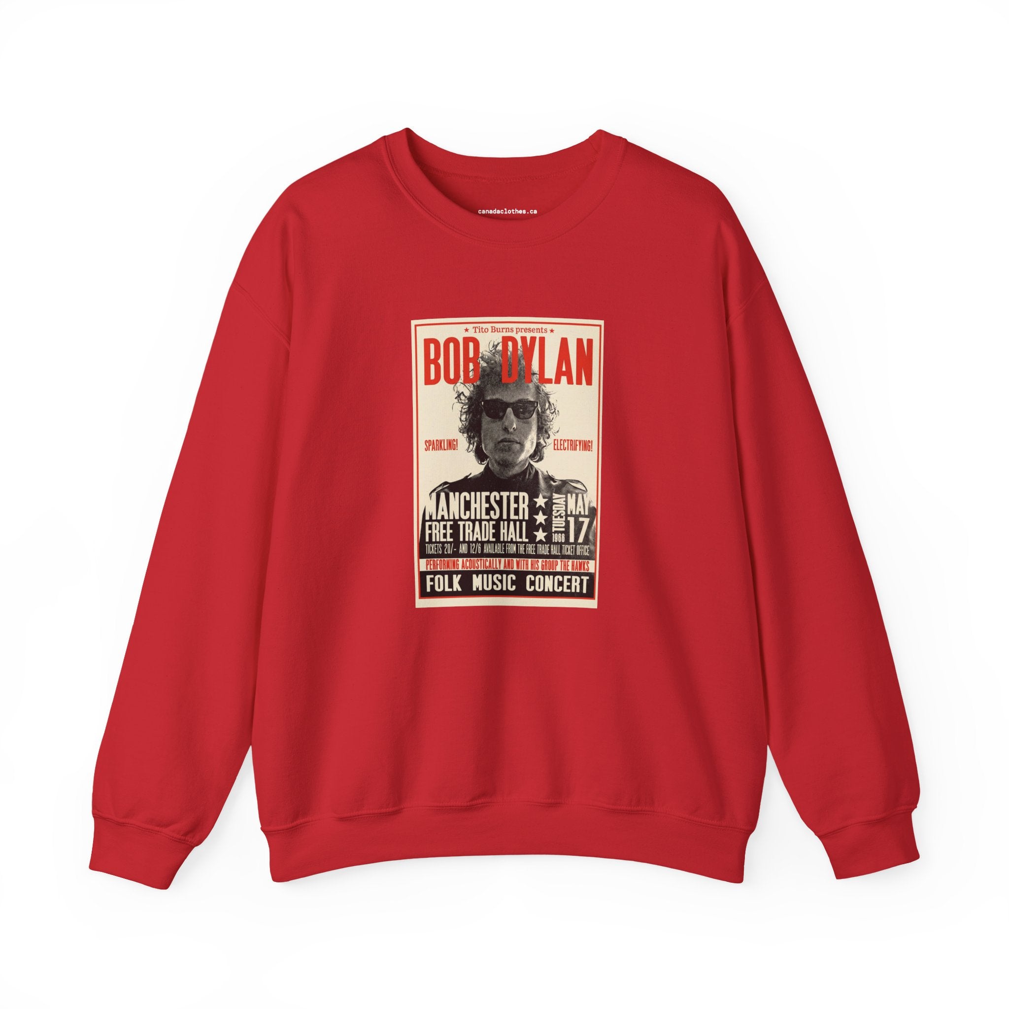 Bob Dylan - Vintage Graphic Sweatshirt - {{variant_option}} - Sweatshirt - canadaclothes.ca