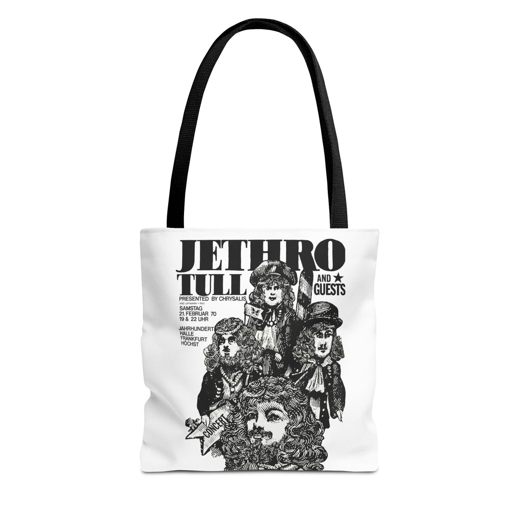 Jethro Tull - Vintage Graphic Tote Bag (White) - {{variant_option}} - Bags - canadaclothes.ca