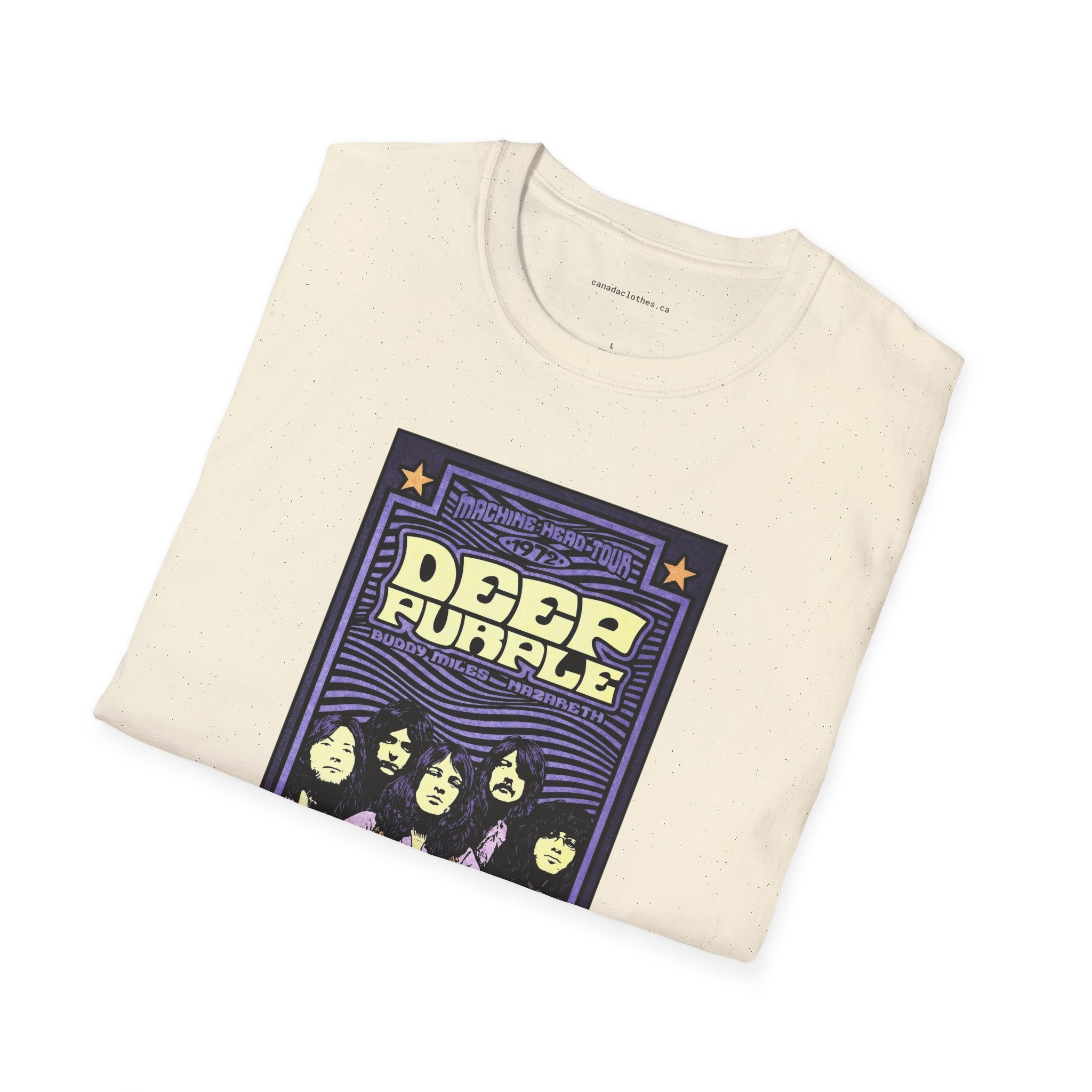 Deep Purple Band Poster - Vintage Graphic T-Shirt - {{variant_option}} - T-Shirt - canadaclothes.ca