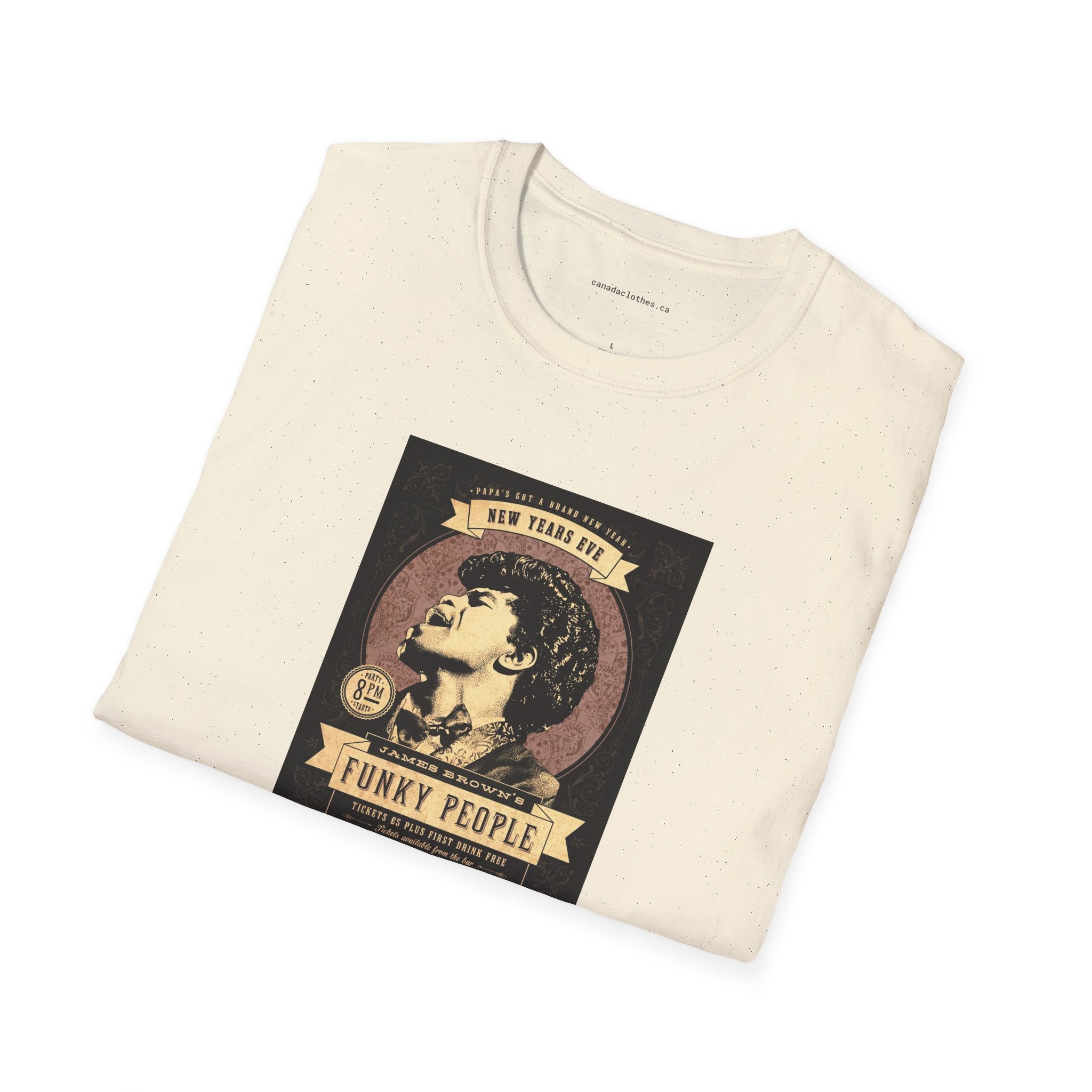 James Brown Band Poster - Vintage Graphic T-Shirt - {{variant_option}} - T-Shirt - canadaclothes.ca