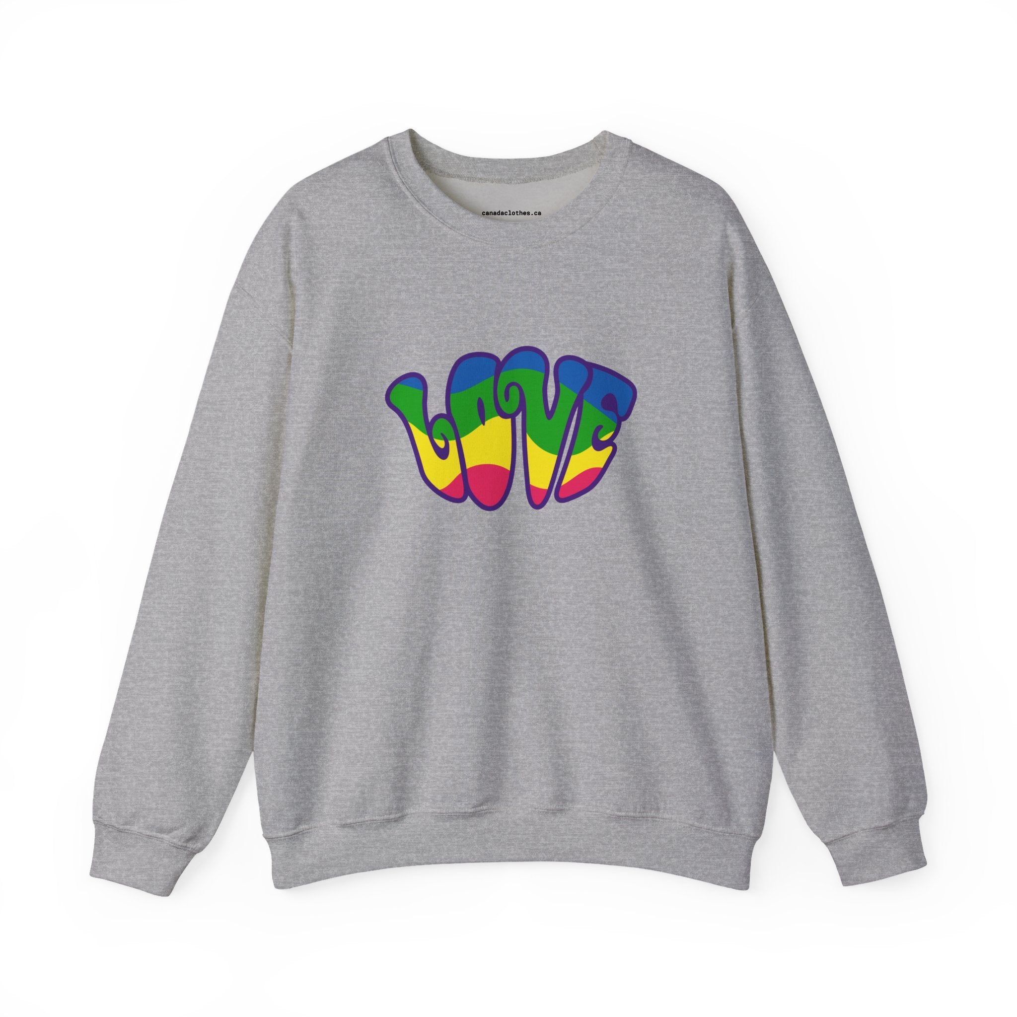 Retro Love Graphic - Vintage Graphic Sweatshirt - {{variant_option}} - Sweatshirt - canadaclothes.ca