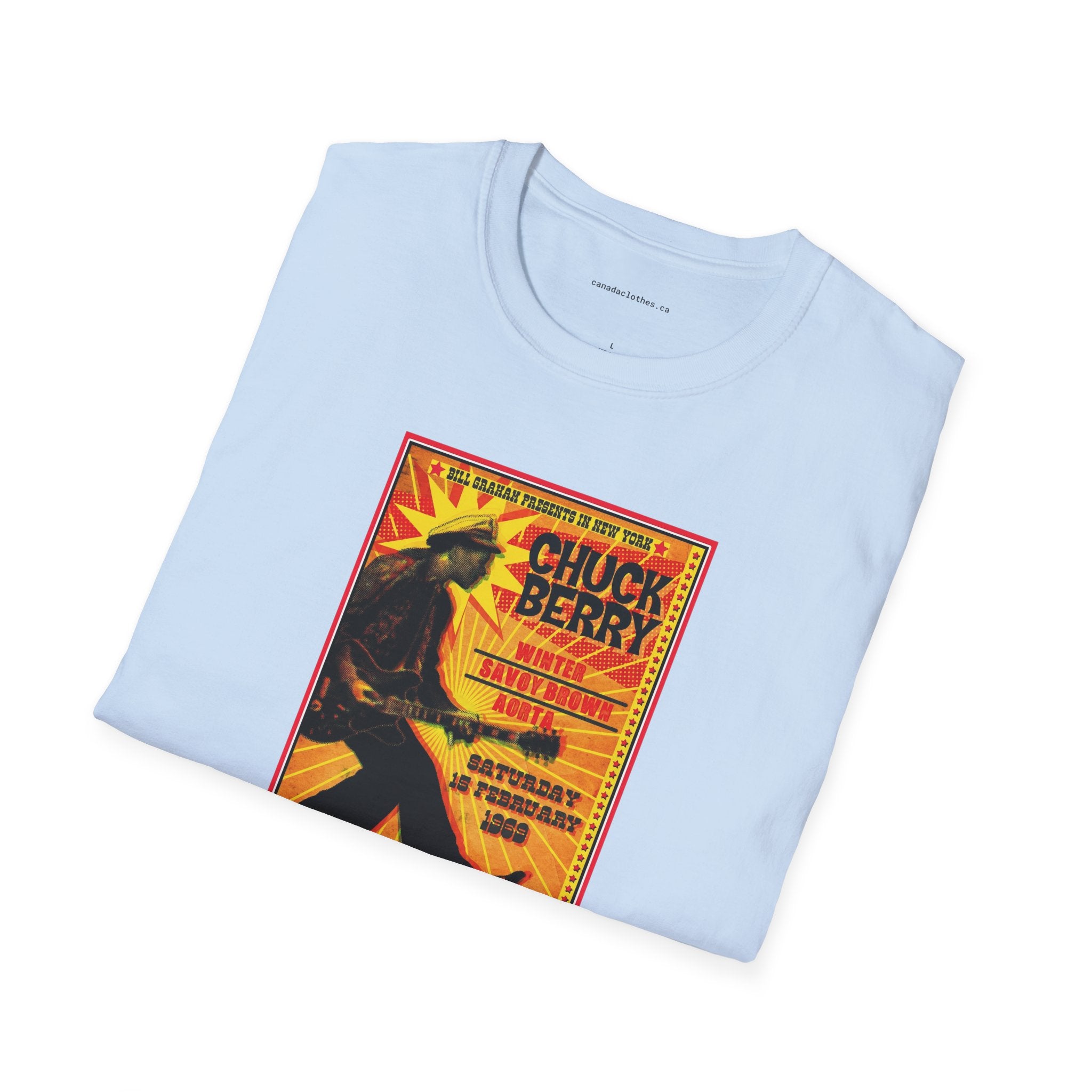 Chuck Berry Band Poster - Vintage Graphic T-Shirt - {{variant_option}} - T-Shirt - canadaclothes.ca
