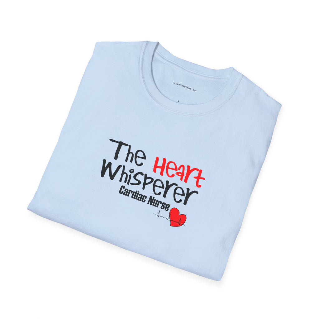 The Heart Whisperer - Funny Nurse Graphic T-Shirt - {{variant_option}} - T-Shirt - canadaclothes.ca