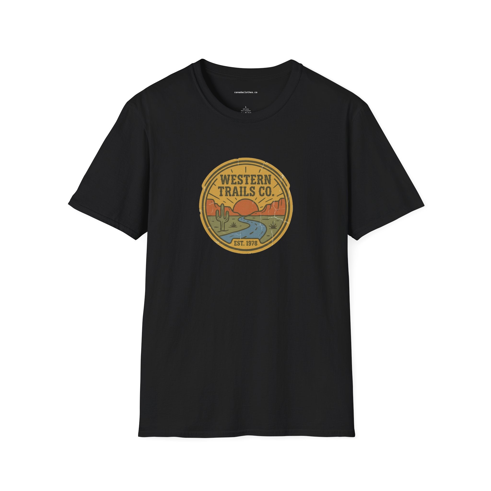 Western Trails - Vintage Graphic T-Shirt - {{variant_option}} - T-Shirt - canadaclothes.ca