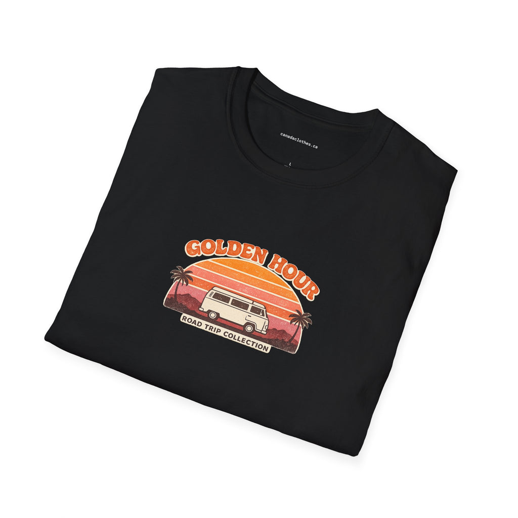 Golden Hour Bus - Vintage Graphic T-Shirt - {{variant_option}} - T-Shirt - canadaclothes.ca