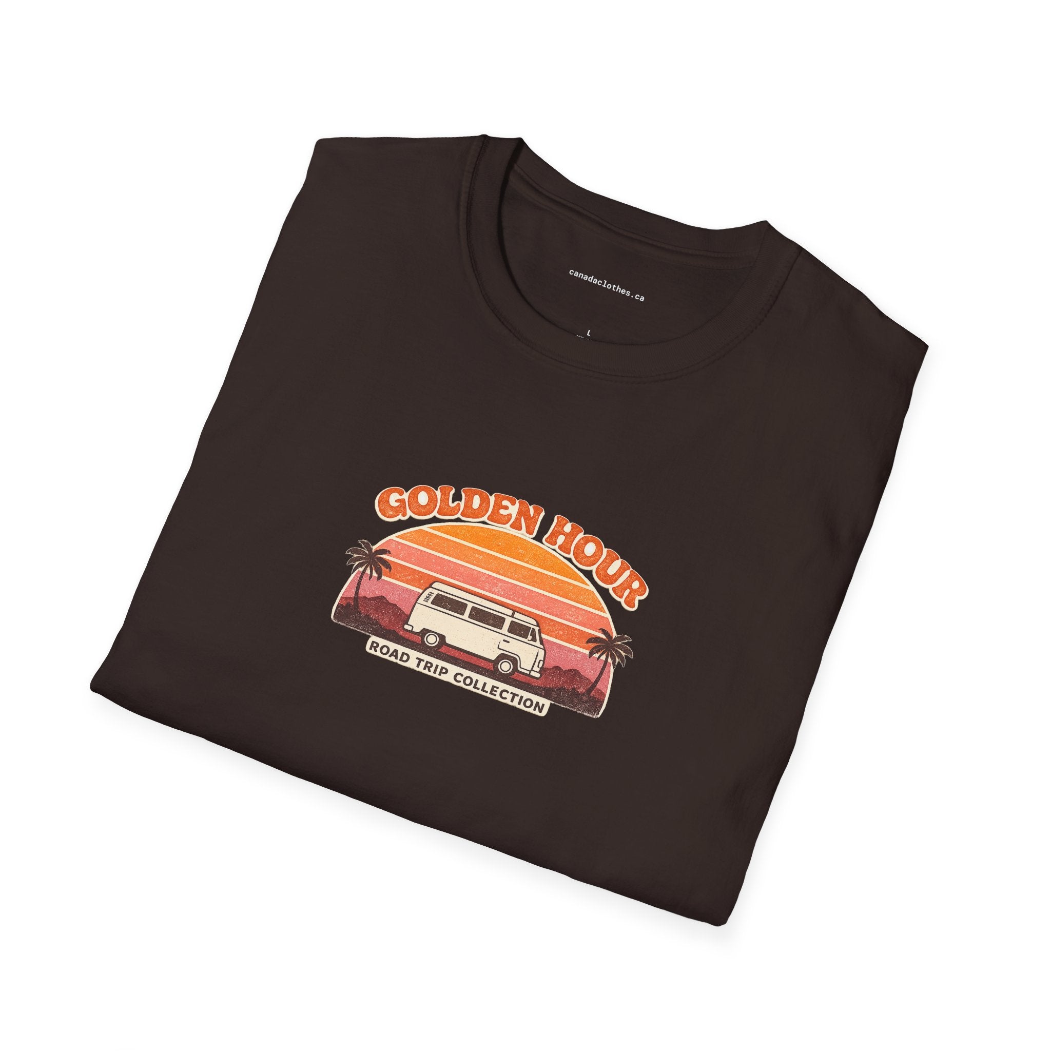 Golden Hour Bus - Vintage Graphic T-Shirt - {{variant_option}} - T-Shirt - canadaclothes.ca