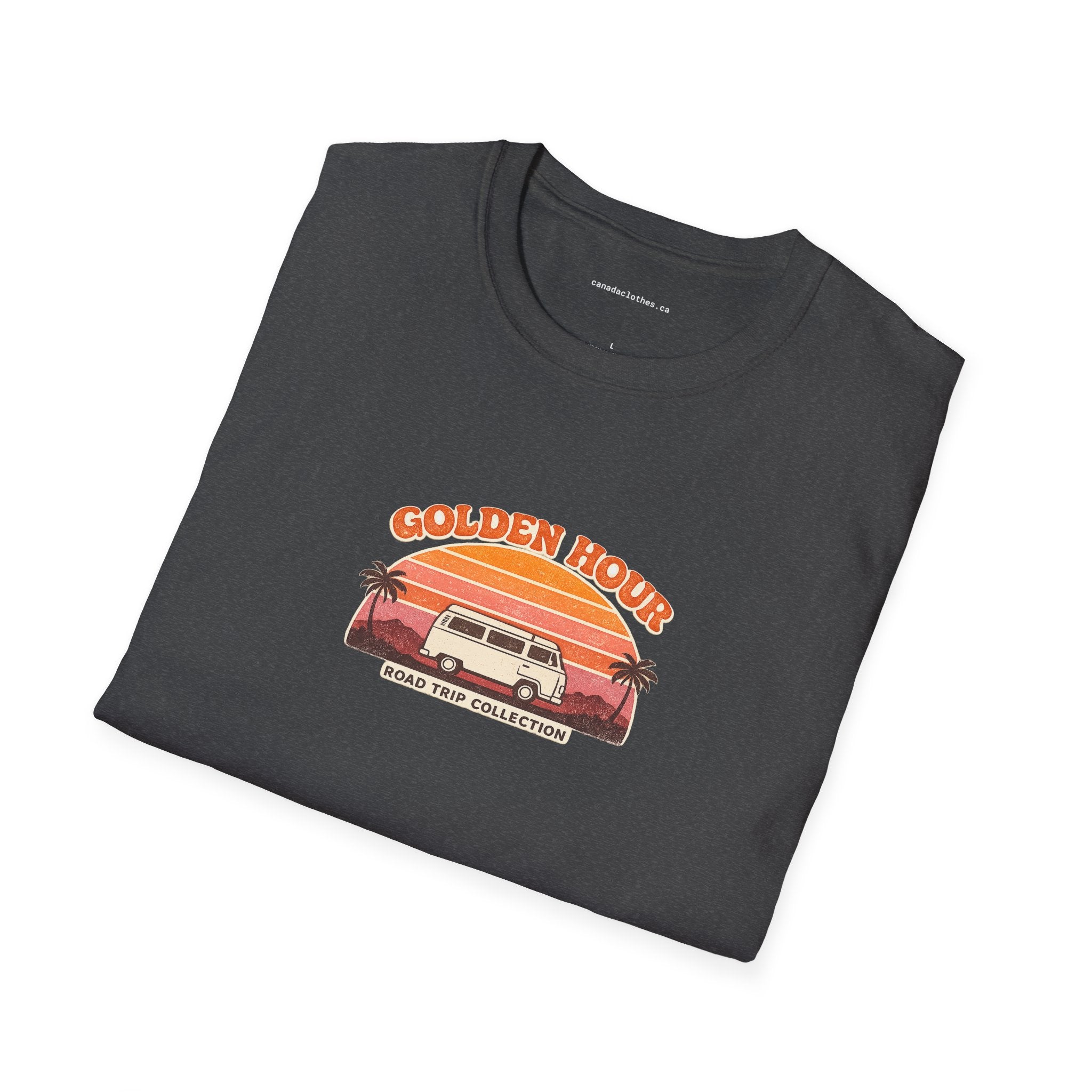 Golden Hour Bus - Vintage Graphic T-Shirt - {{variant_option}} - T-Shirt - canadaclothes.ca