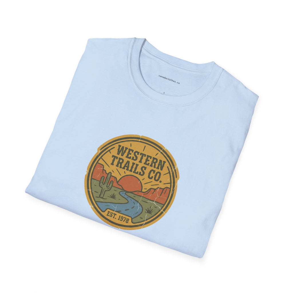 Western Trails - Vintage Graphic T-Shirt - {{variant_option}} - T-Shirt - canadaclothes.ca