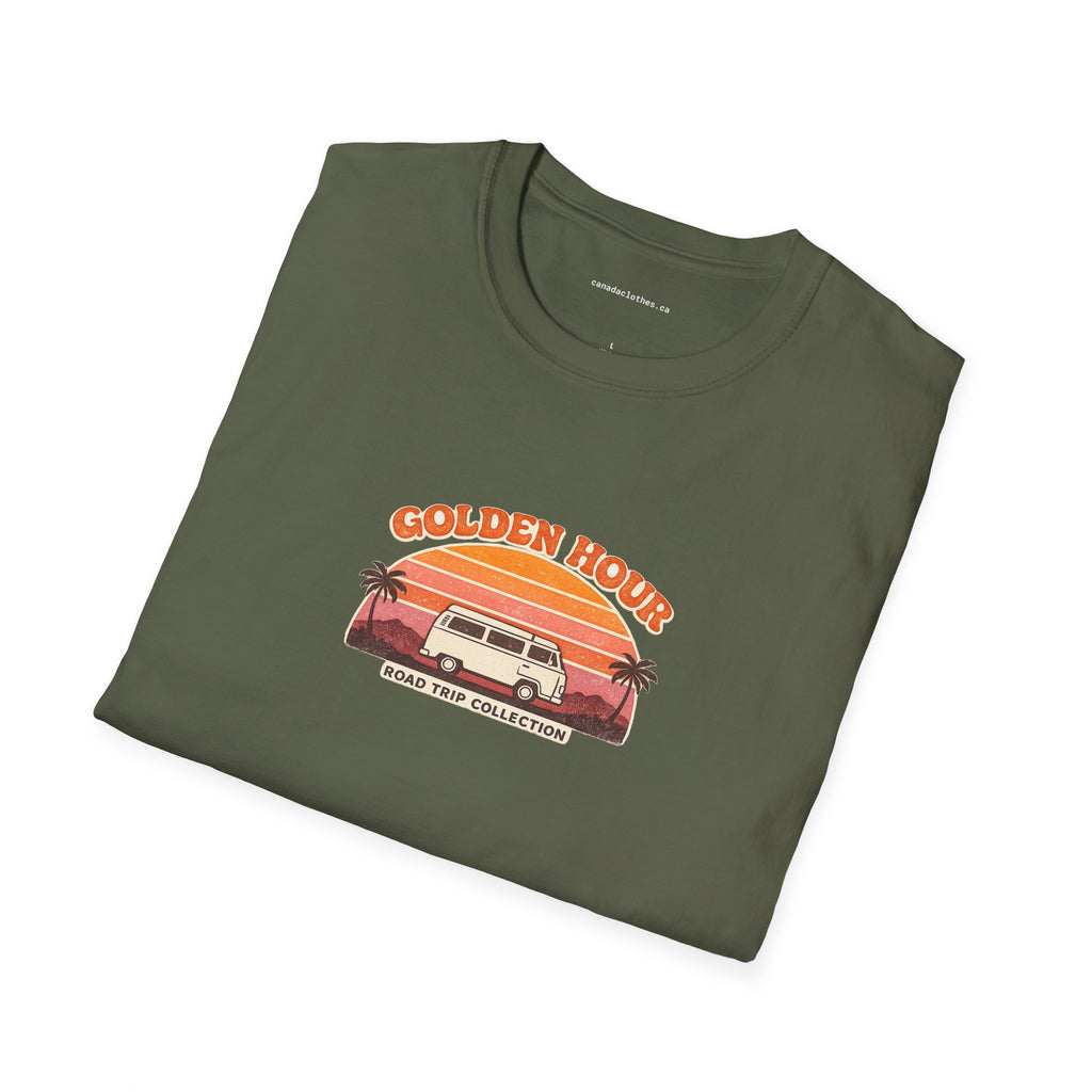 Golden Hour Bus - Vintage Graphic T-Shirt - {{variant_option}} - T-Shirt - canadaclothes.ca
