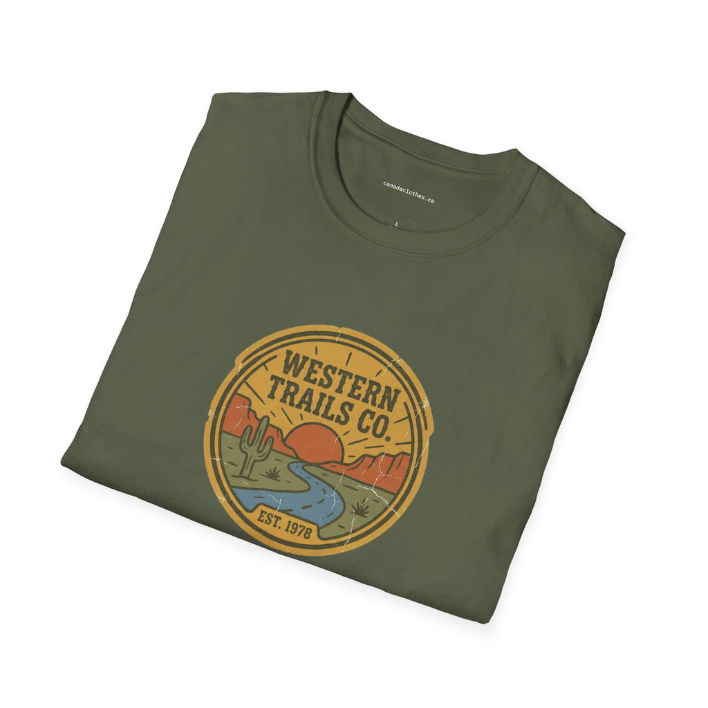 Western Trails - Vintage Graphic T-Shirt - {{variant_option}} - T-Shirt - canadaclothes.ca