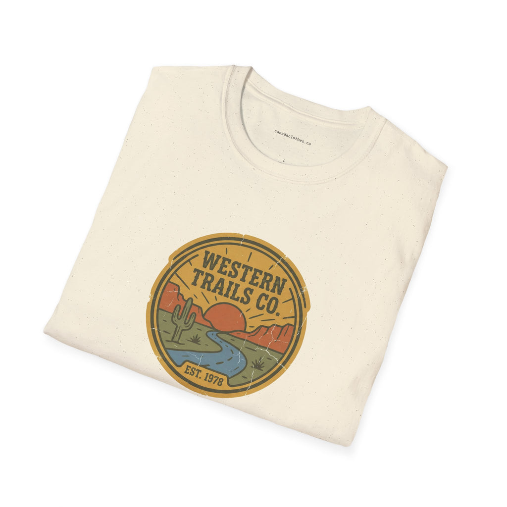 Western Trails - Vintage Graphic T-Shirt - {{variant_option}} - T-Shirt - canadaclothes.ca