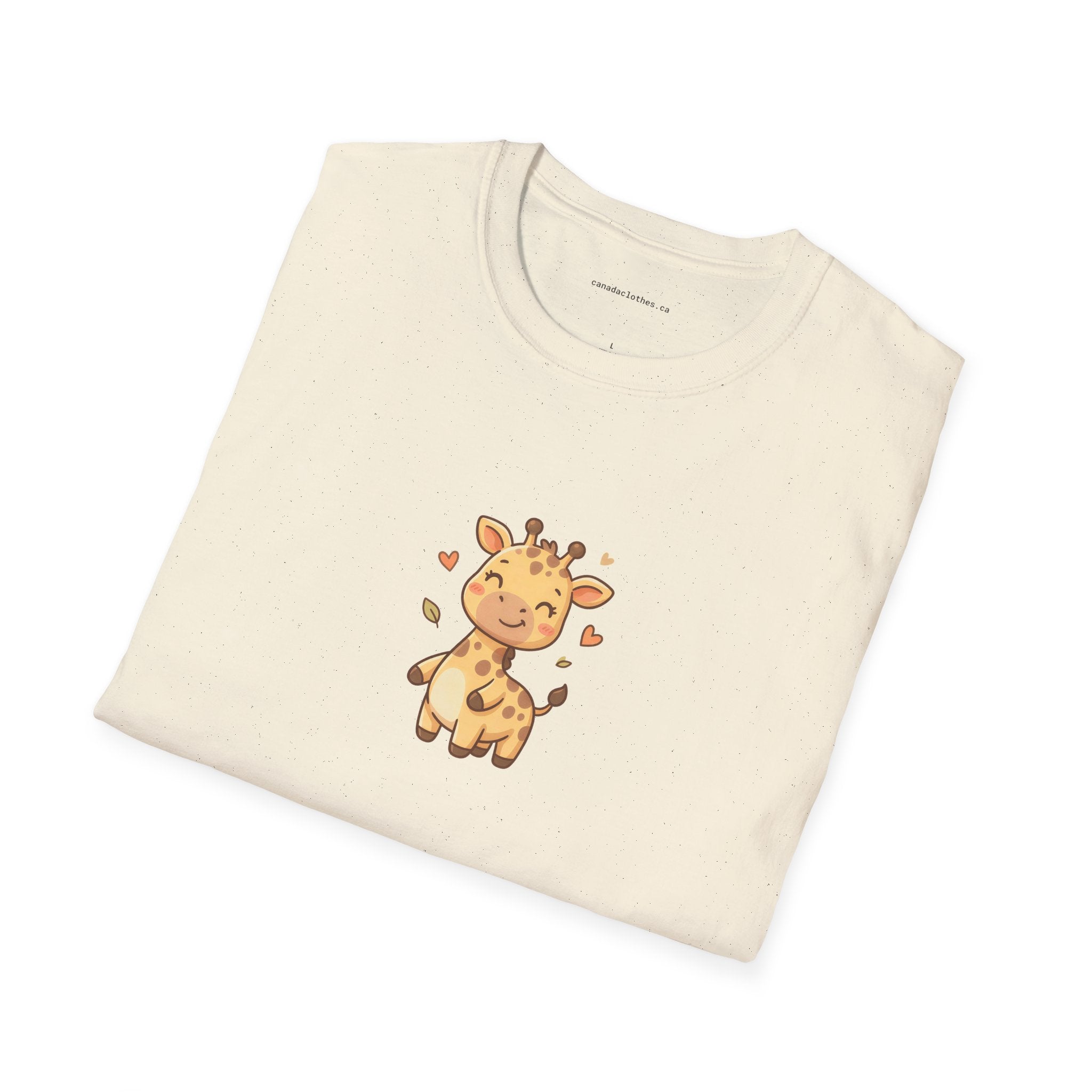 Cute Giraffe - Vintage Graphic T-Shirt - {{variant_option}} - T-Shirt - canadaclothes.ca