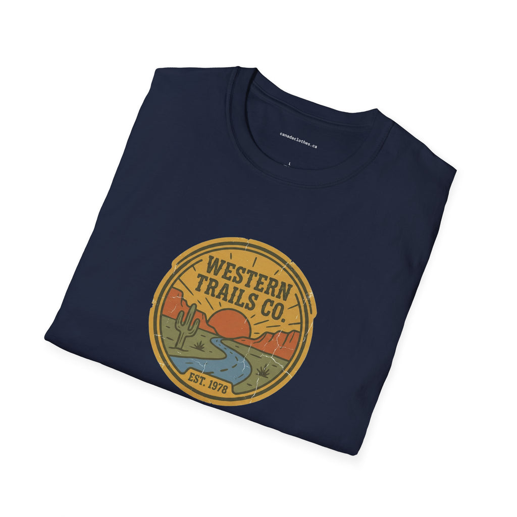 Western Trails - Vintage Graphic T-Shirt - {{variant_option}} - T-Shirt - canadaclothes.ca