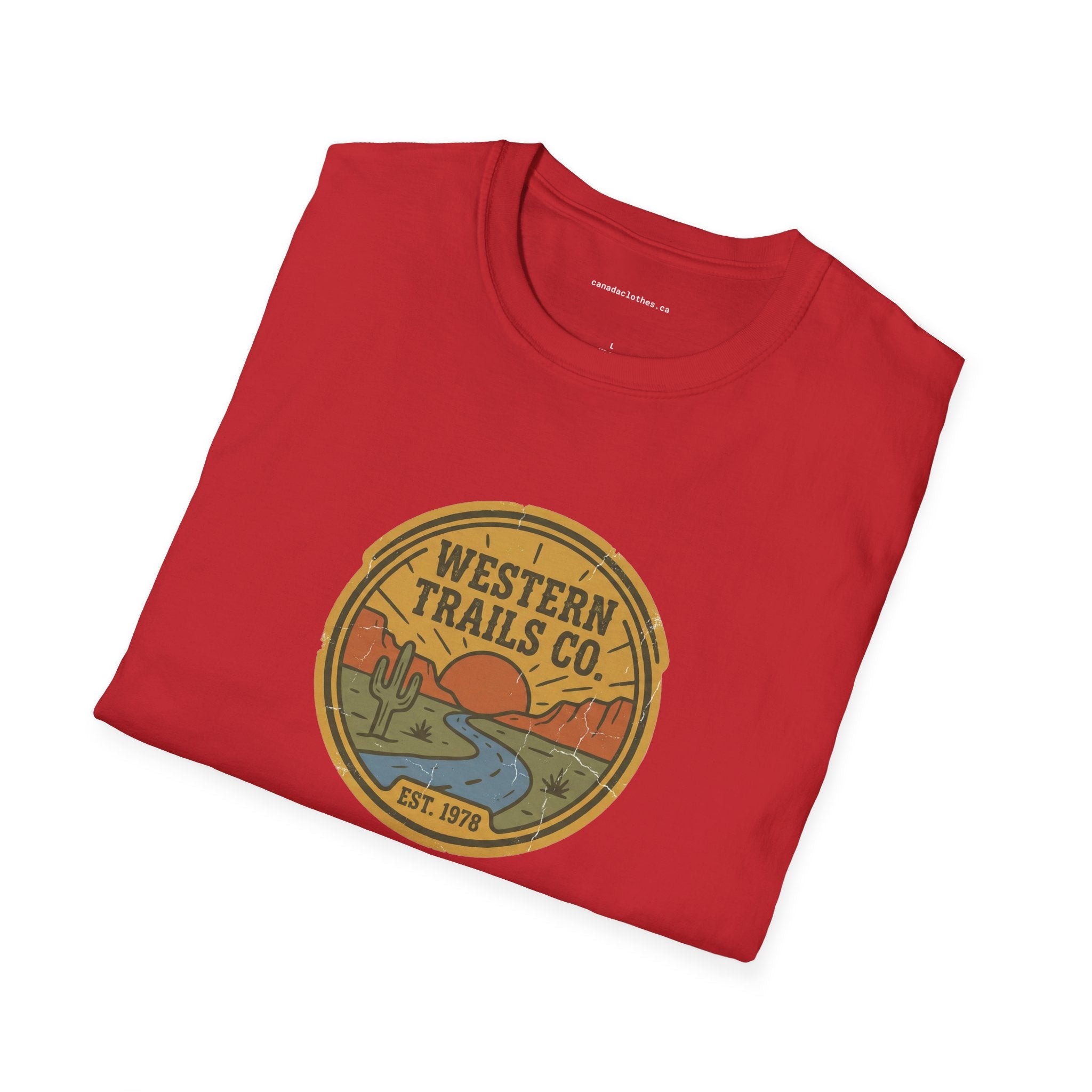 Western Trails - Vintage Graphic T-Shirt - {{variant_option}} - T-Shirt - canadaclothes.ca